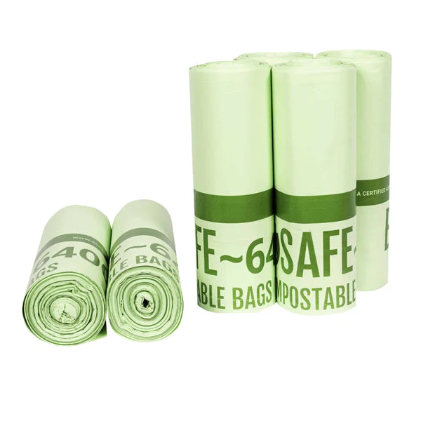 24x32" COMPOSTABLE BIN LINER. 0.6 MIL - Image 2