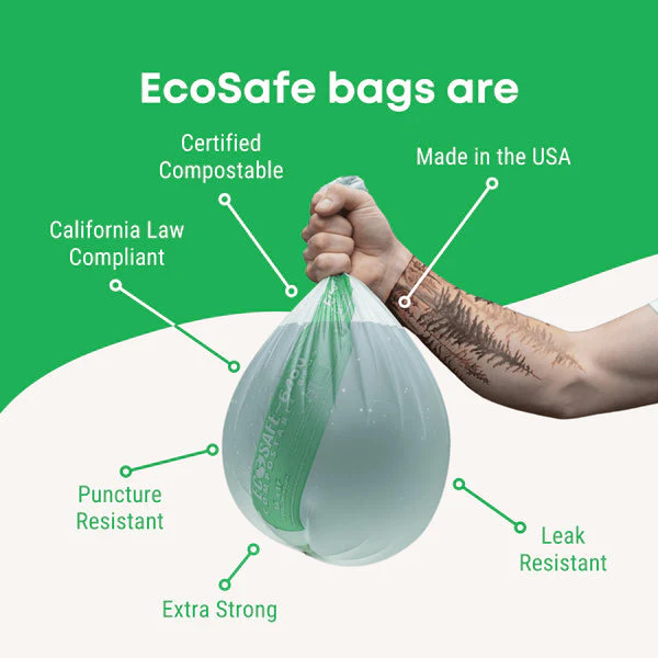 33x39" COMPOSTABLE BIN LINER, 0.85 MIL - Image 5