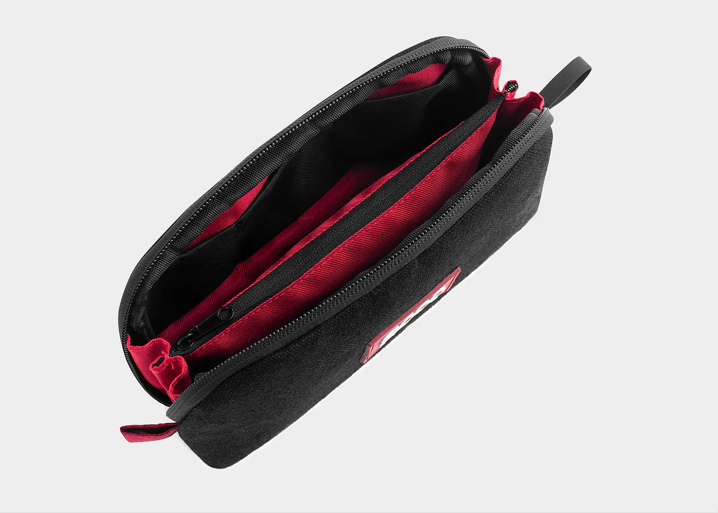 Accessory & Tech Pouch in black hemp - Image 4
