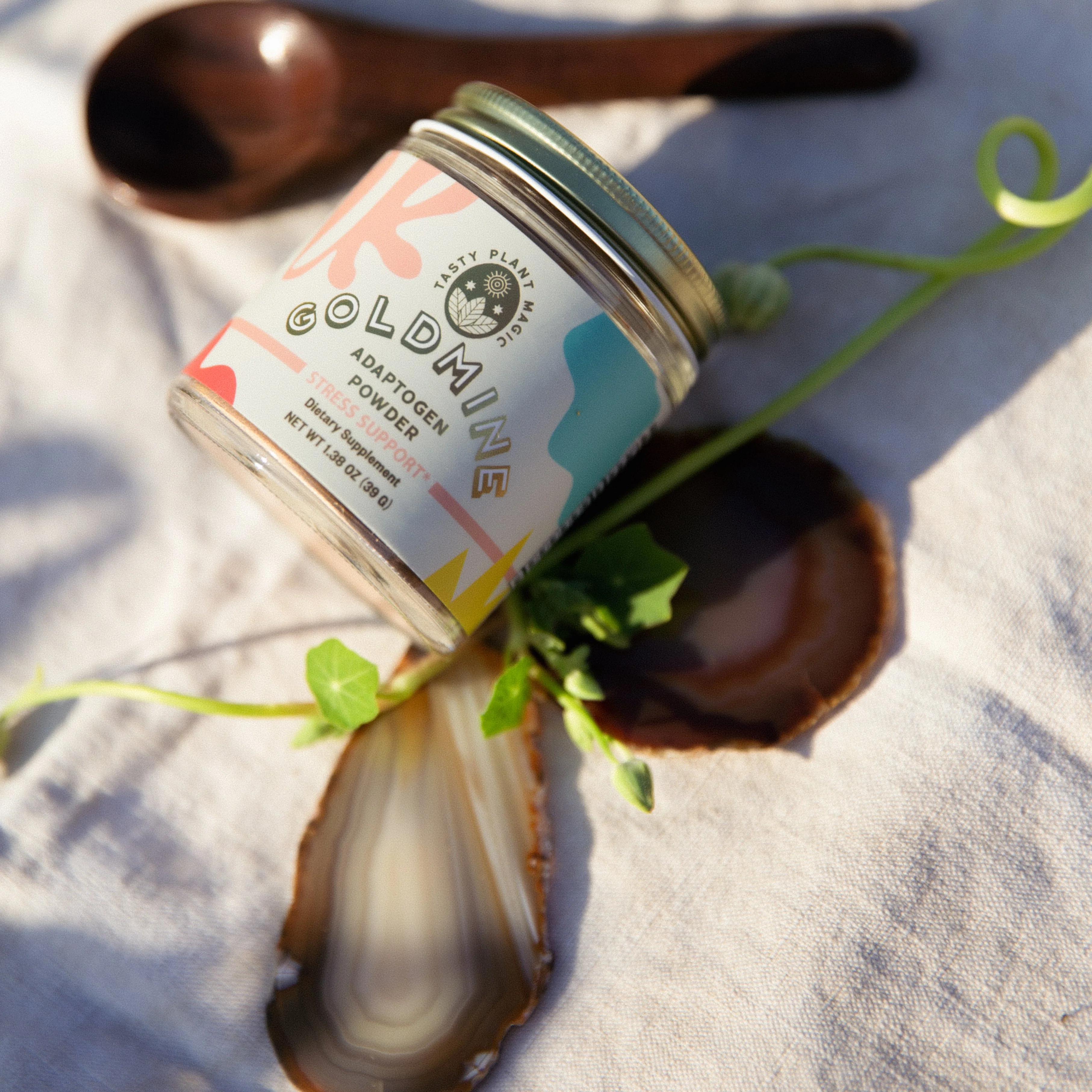 Adaptogen Stress Support Powder Jar by Goldmine Adaptogens - Image 3