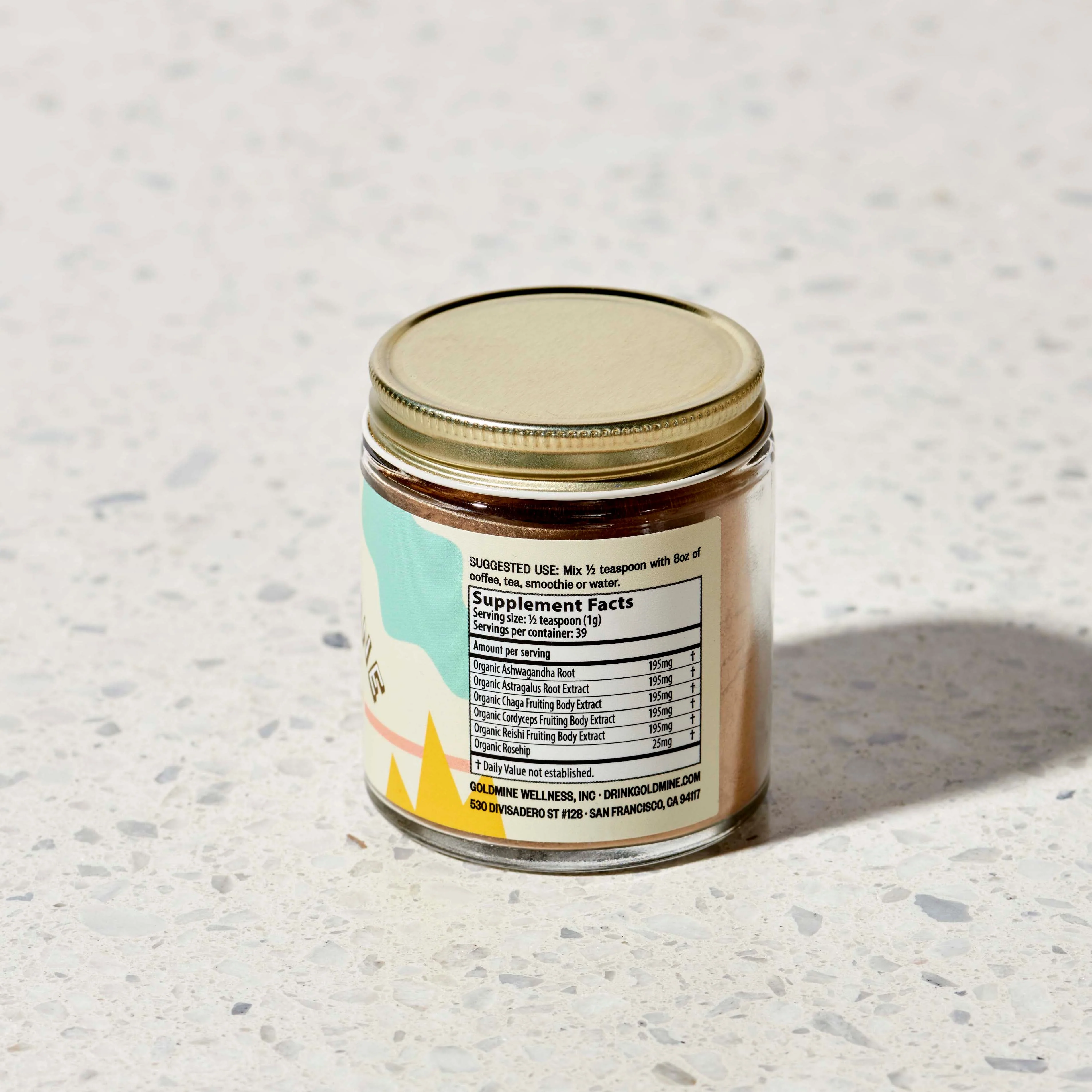 Adaptogen Stress Support Powder Jar by Goldmine Adaptogens - Image 4