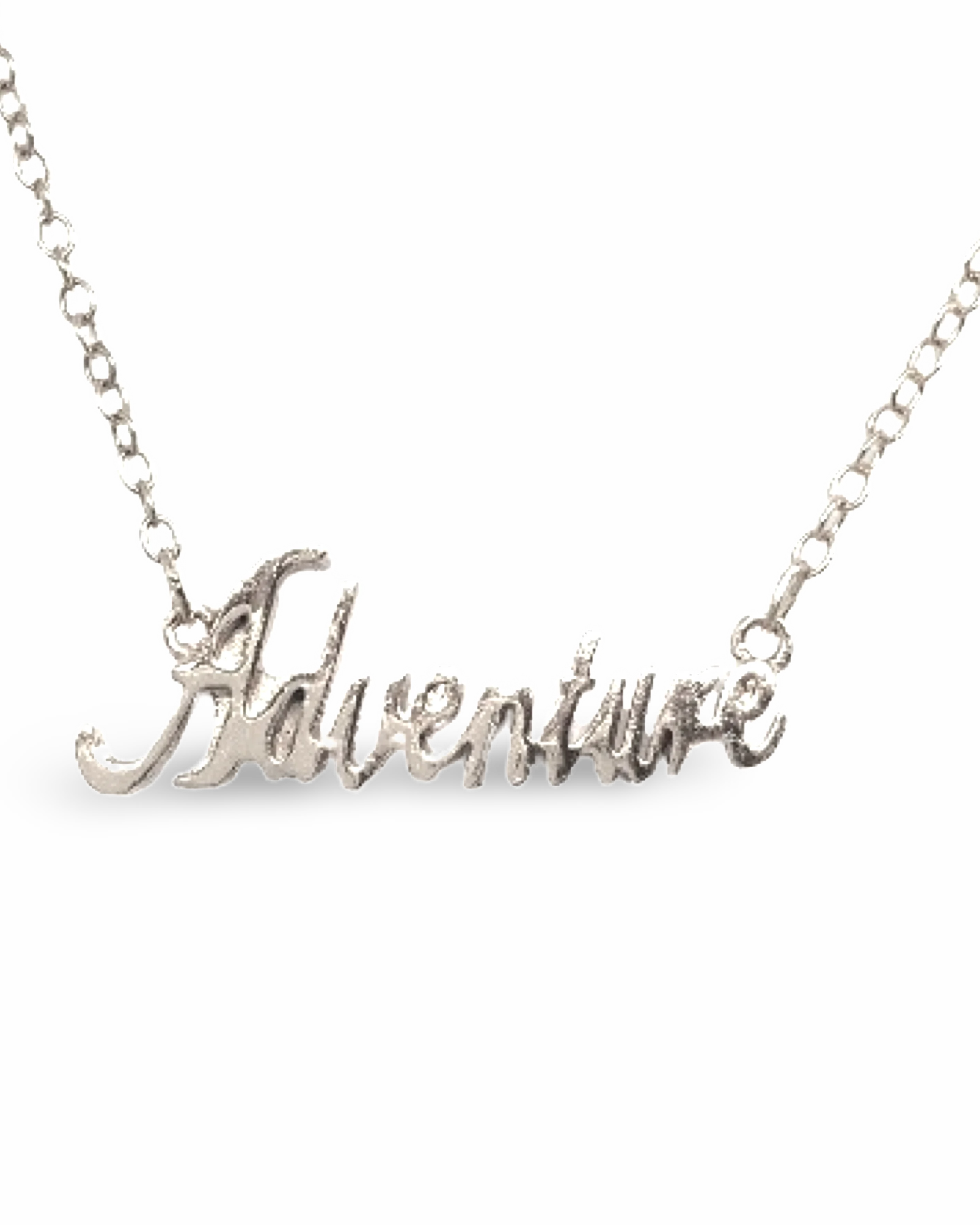 Adventure Script Necklace by The Urban Charm by The Urban Charm - Image 7