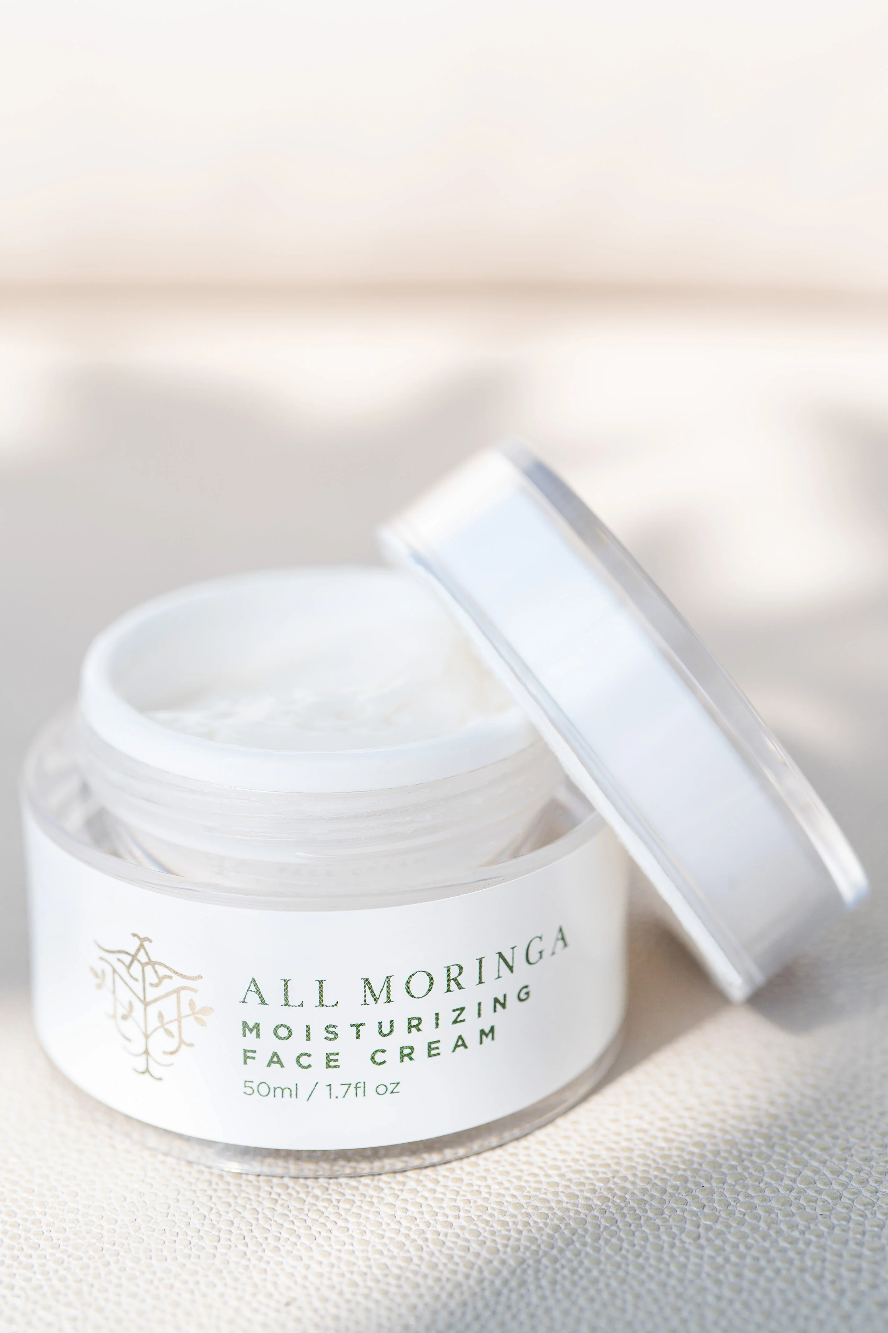 All Natural Moringa Hydrate and Nourish Face Cream for Sensitive Skin - Image 10