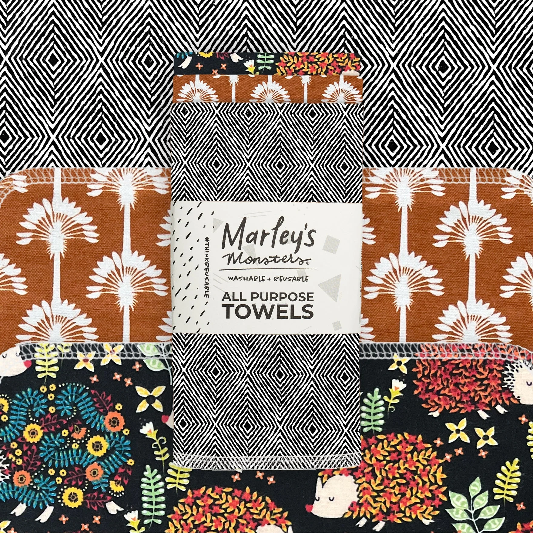 All-Purpose Towels: Mixed Prints 3 Count Pack - Image 27