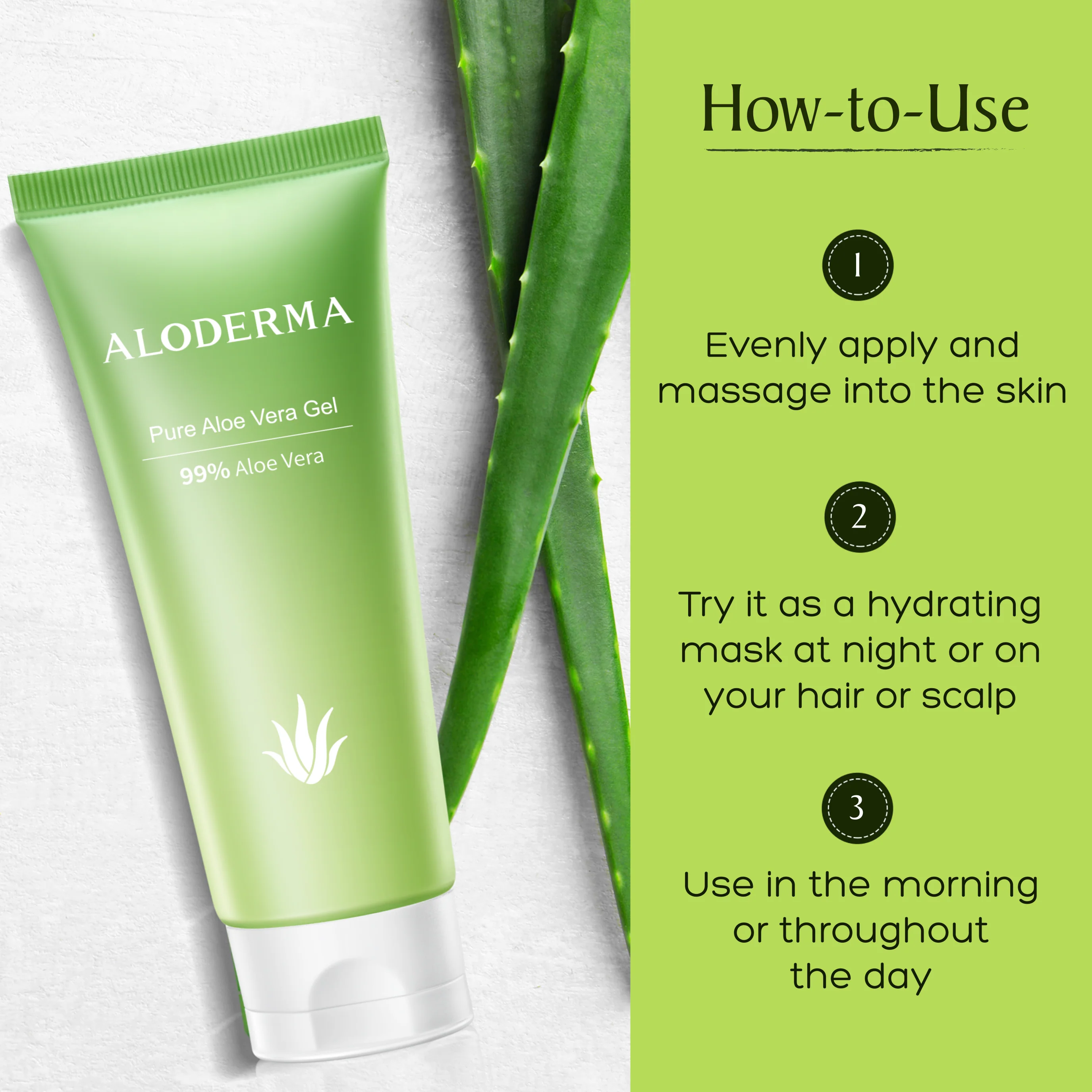 ALODERMA Pure Aloe Vera Gel - 114g - Image 4