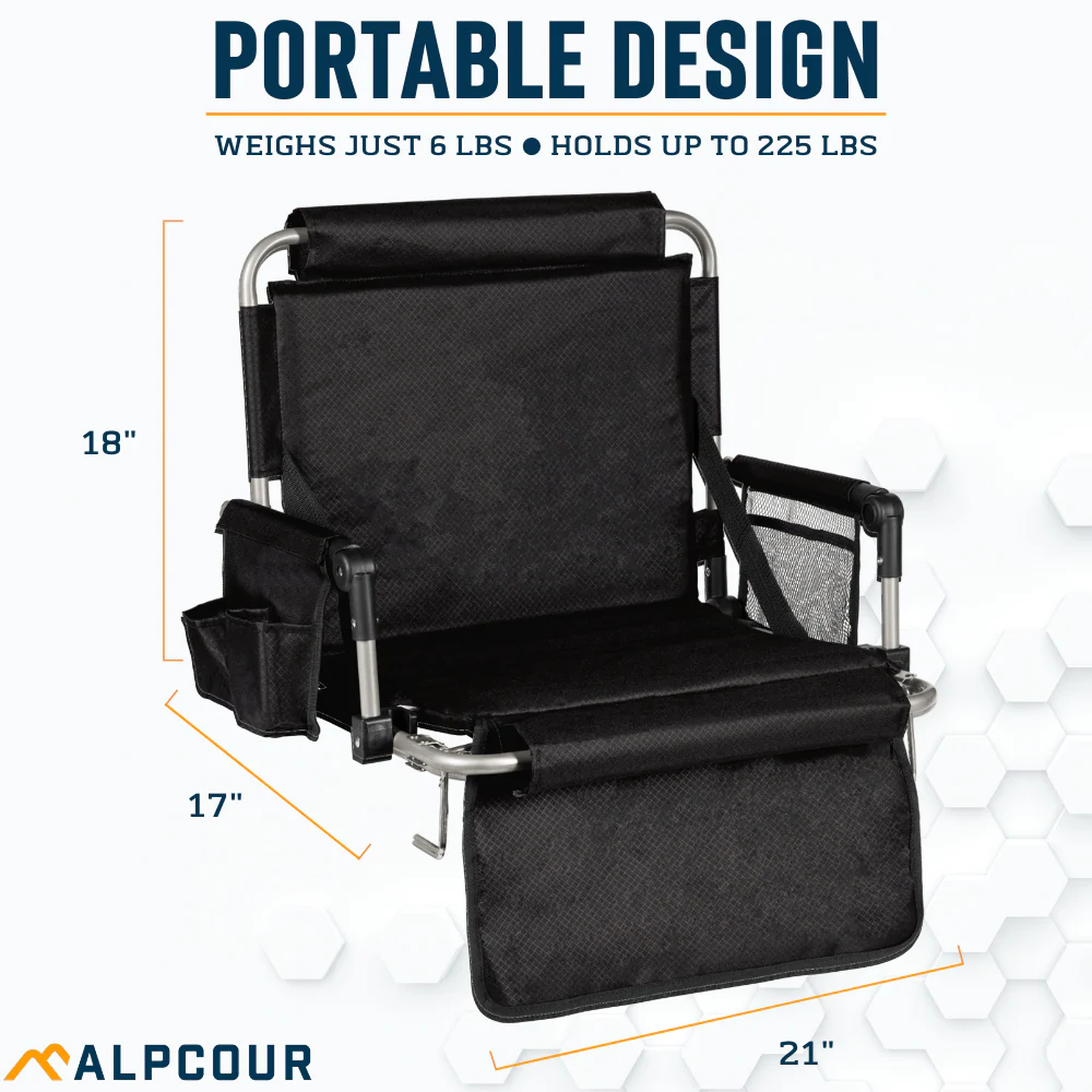 Alpcour Foldable Stadium Seat - Image 4
