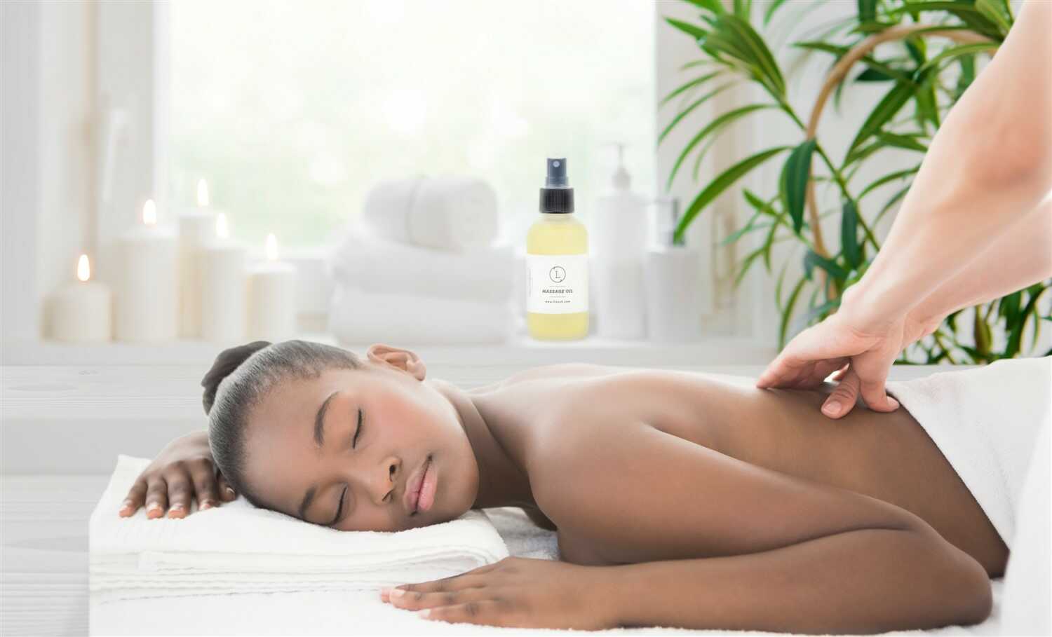 Aromatherapy Eucalyptus Massage Oil, Natural Relaxing Body Massage Oil - Image 2