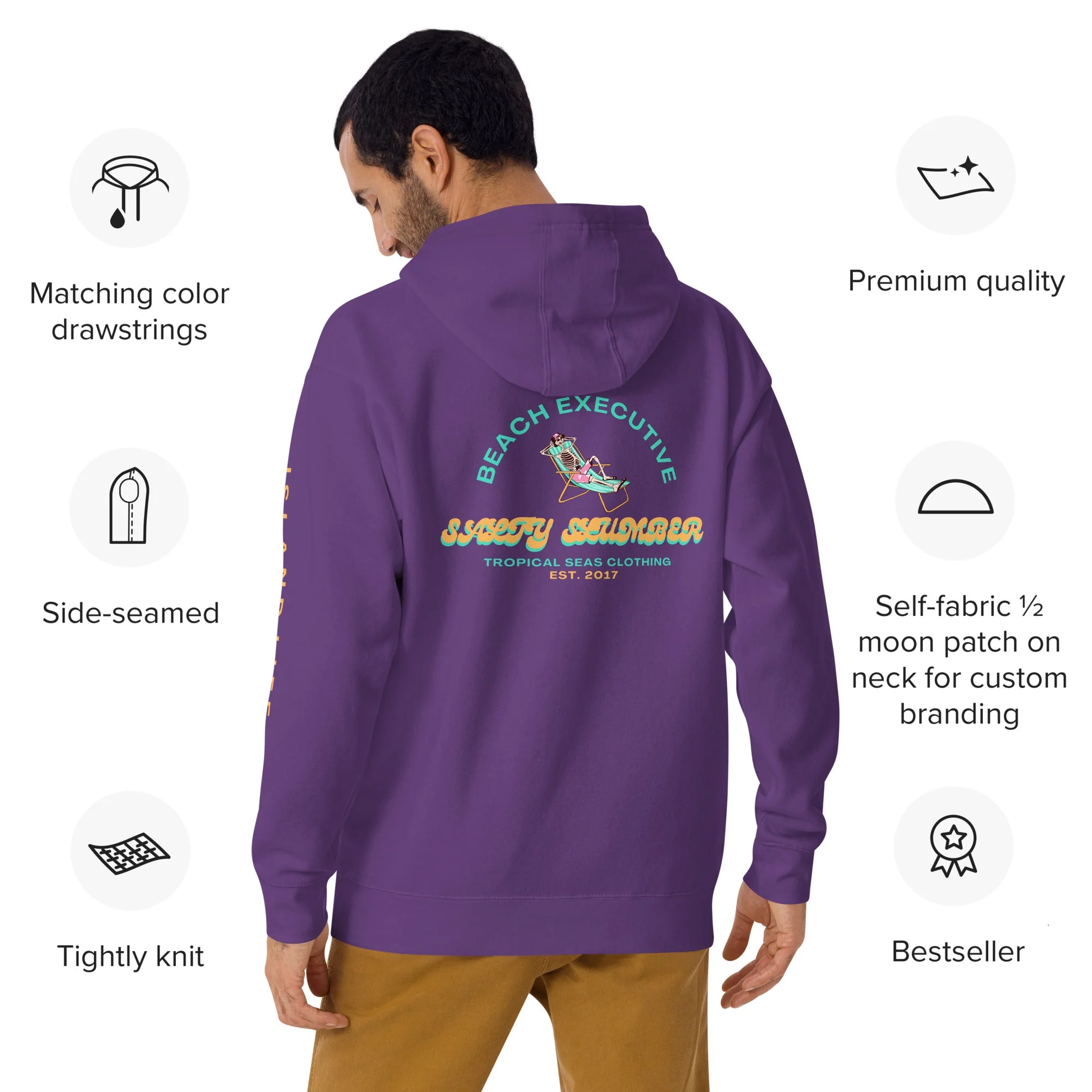 Beach Executive Hoodie - Image 3