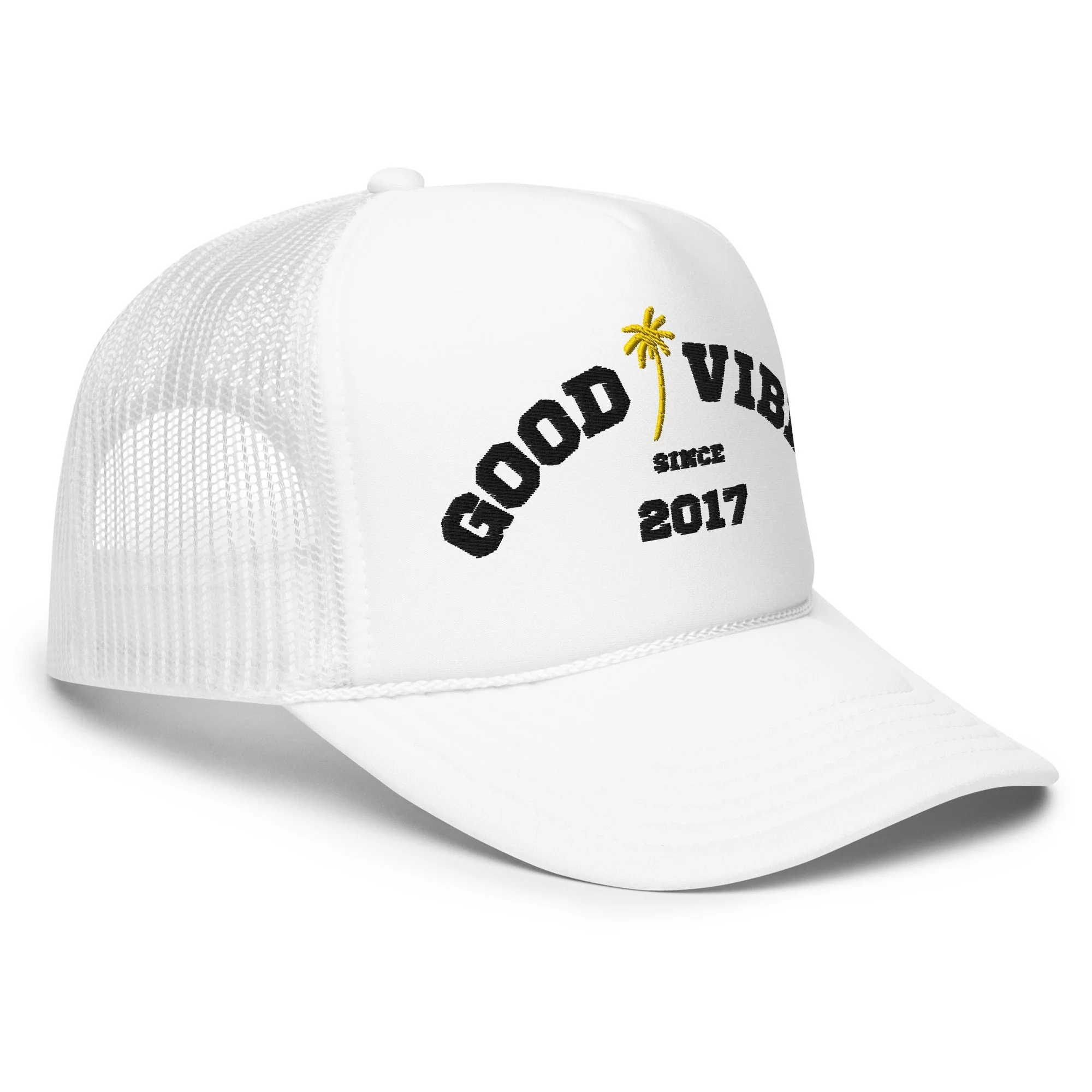Beachy Good Vibes Foam Trucker Hat - Image 9