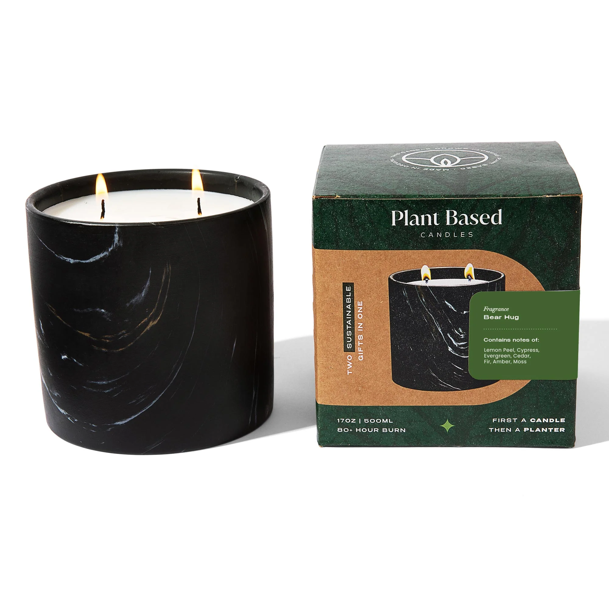 Bear Hug Black Marquina Candle 17oz - Image 7