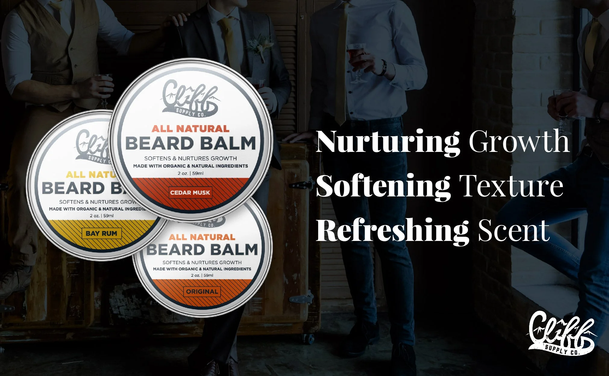 Beard Balm Puck - Cedar Musk by Cliff Supply - Image 13