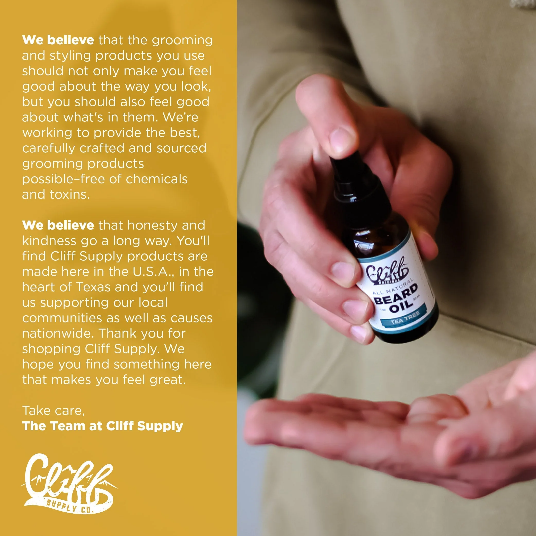 Beard Oil - Tea Tree by Cliff Supply - Image 7