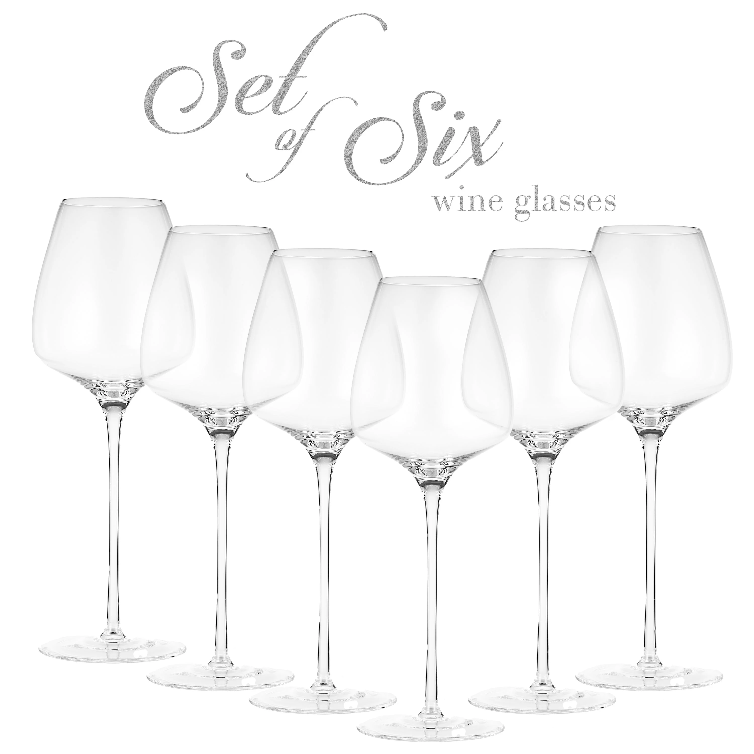 Berkware Classic White Wine Glass, Set of 6 - Image 2