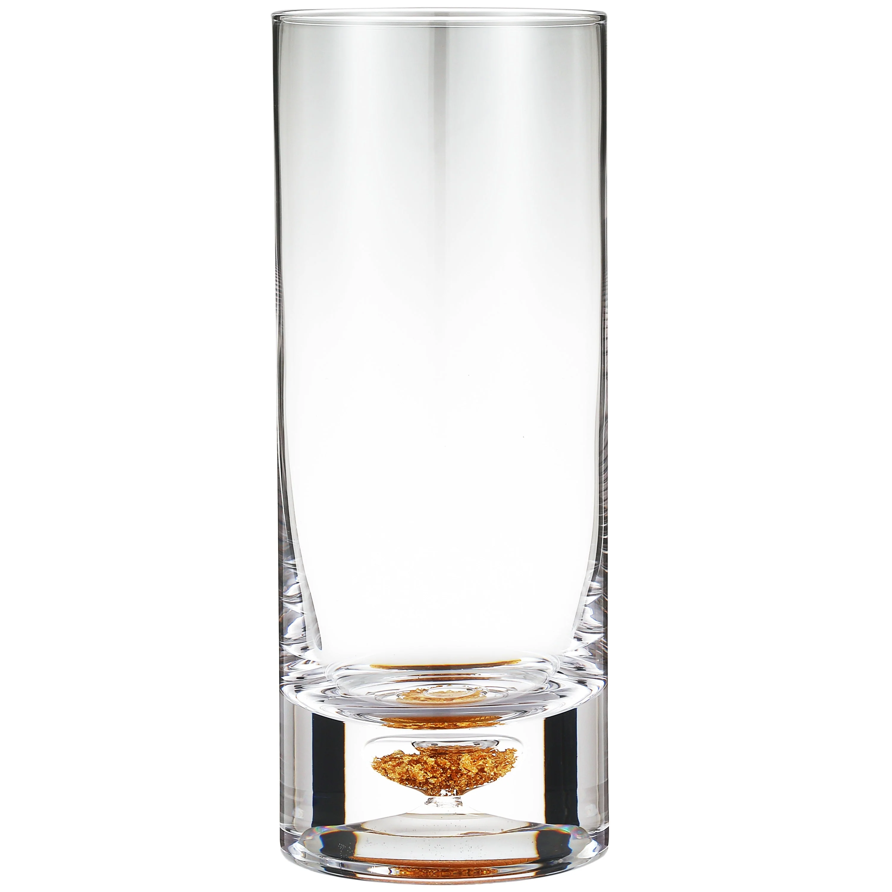 Berkware Whiskey Glasses with Unique Embedded Gold tone Flake Design - Image 9