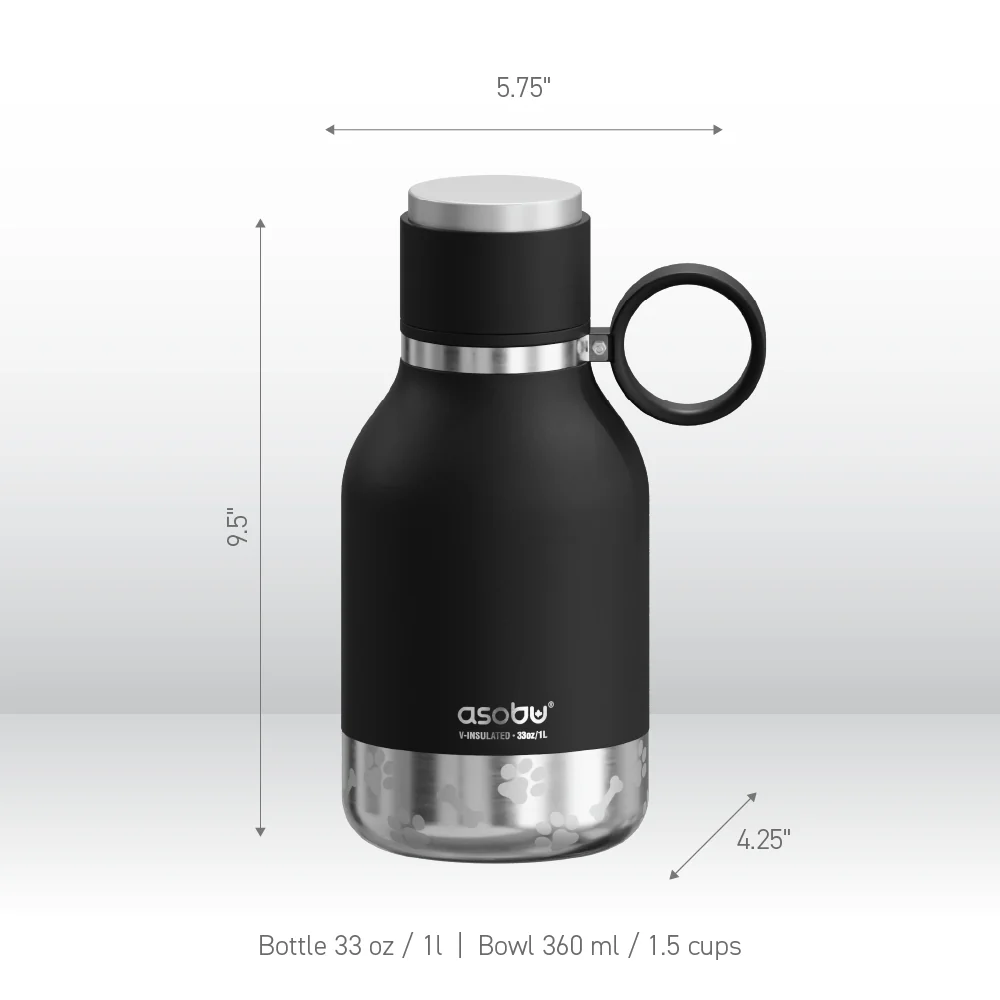 Black Dog Bowl Bottle by ASOBUĀ® - Image 6