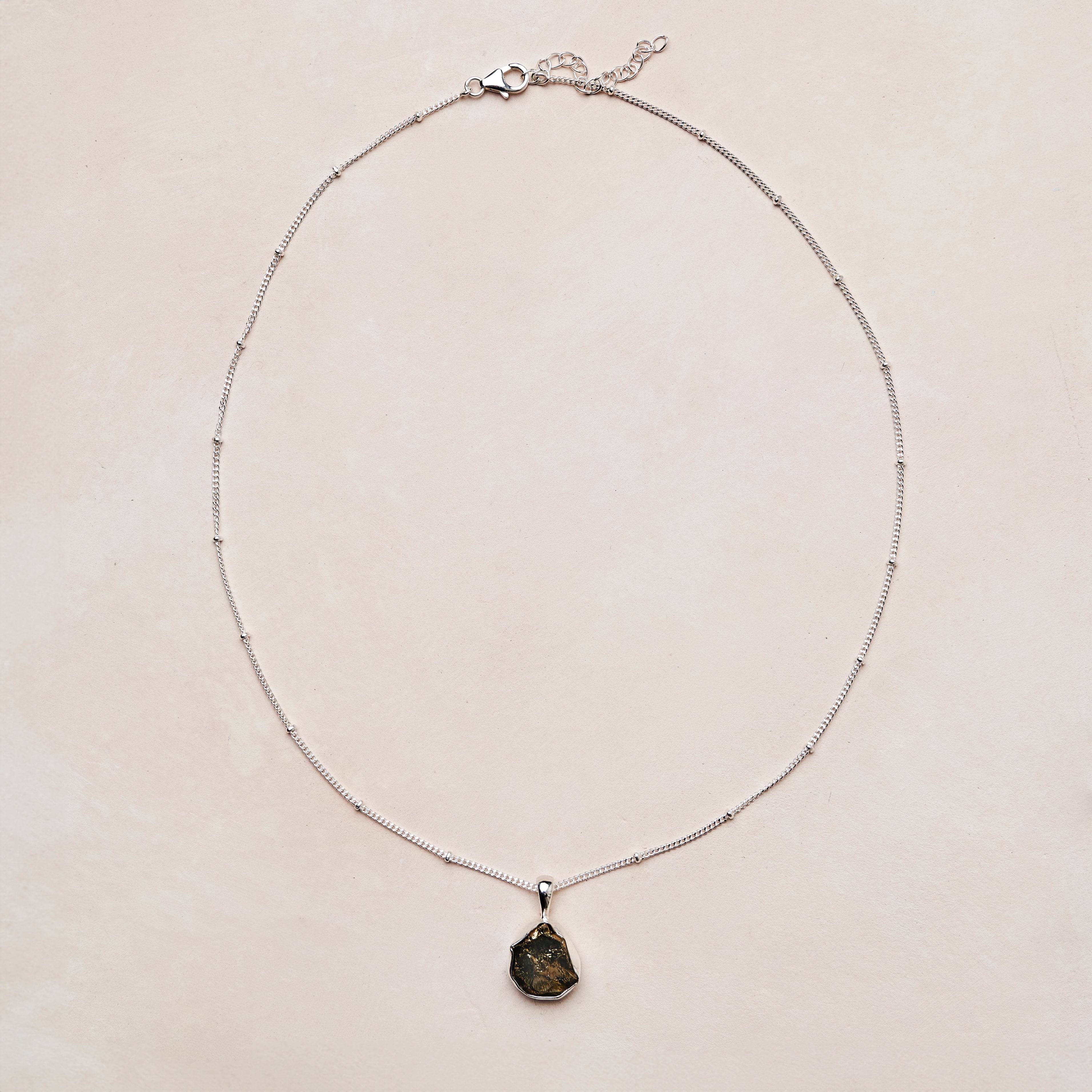 Black Tourmaline Raw Crystal Necklace by Tiny Rituals - Image 6