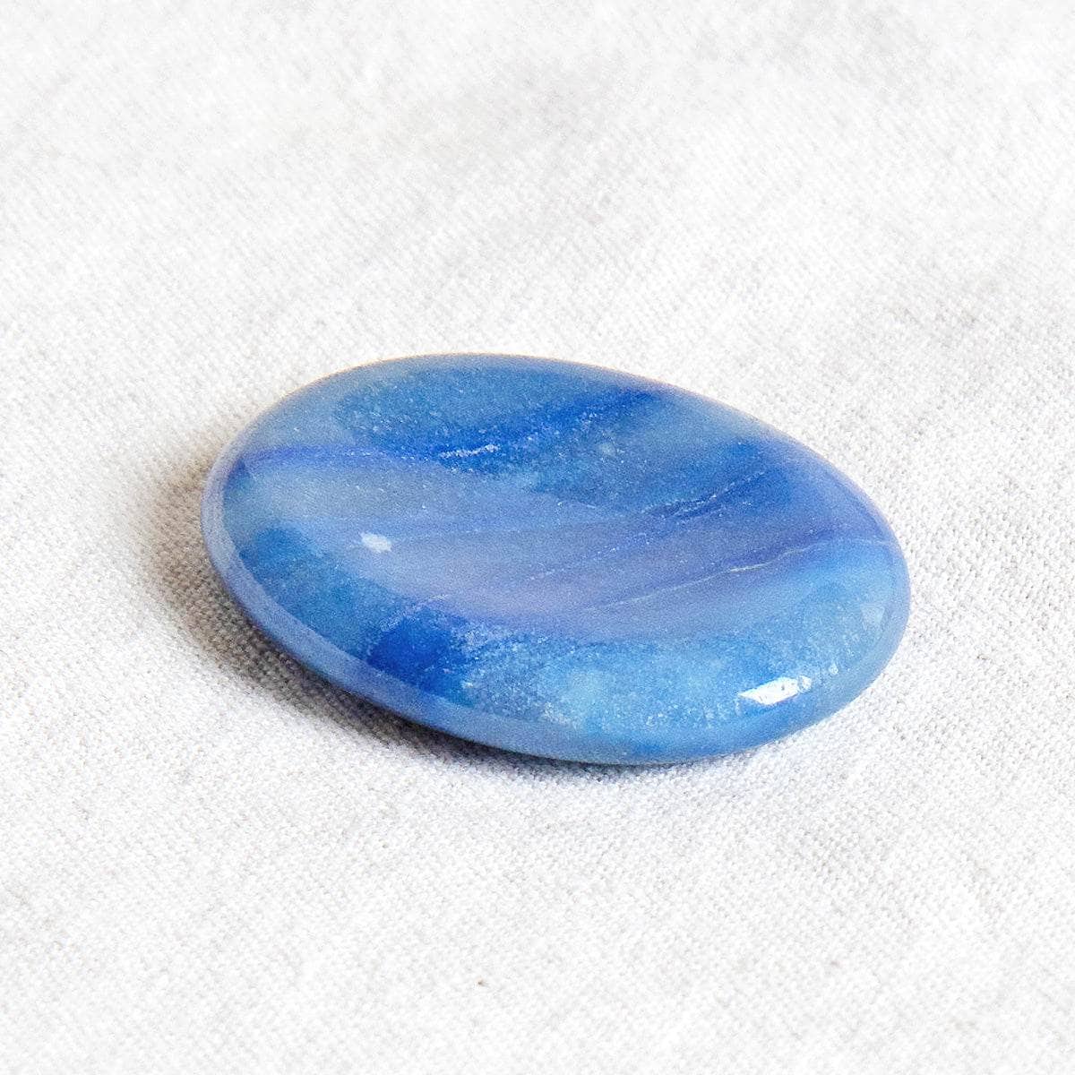 Blue Aventurine Worry Stone by Tiny Rituals - Image 2
