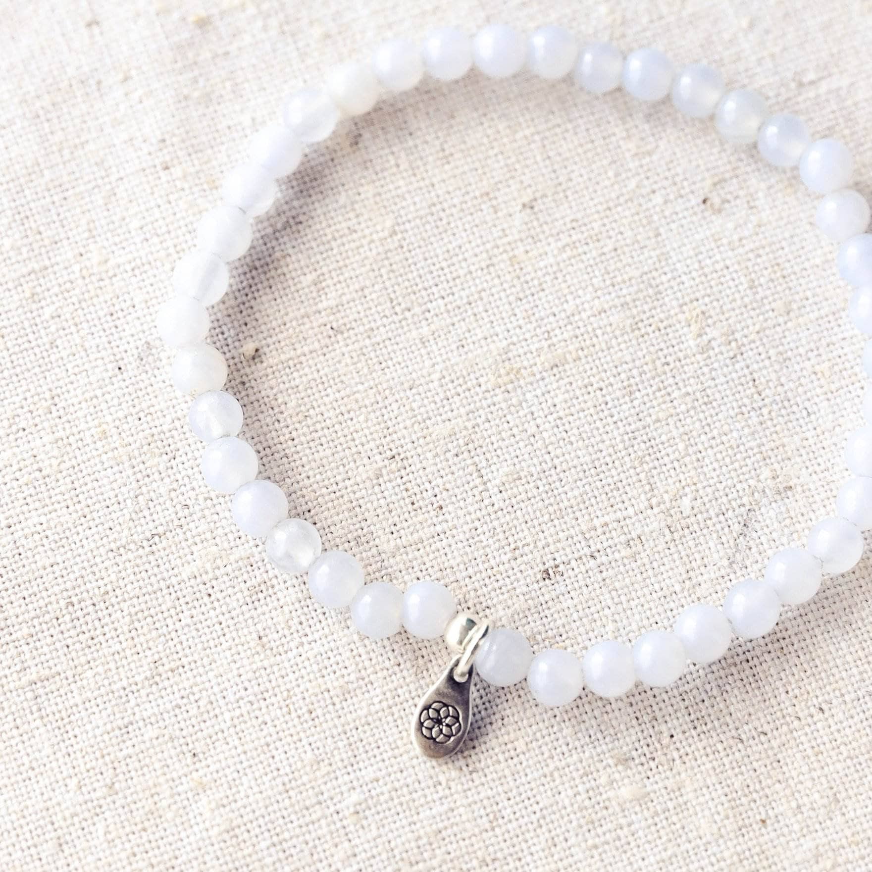 Blue Lace Agate Energy Bracelet by Tiny Rituals - Image 4