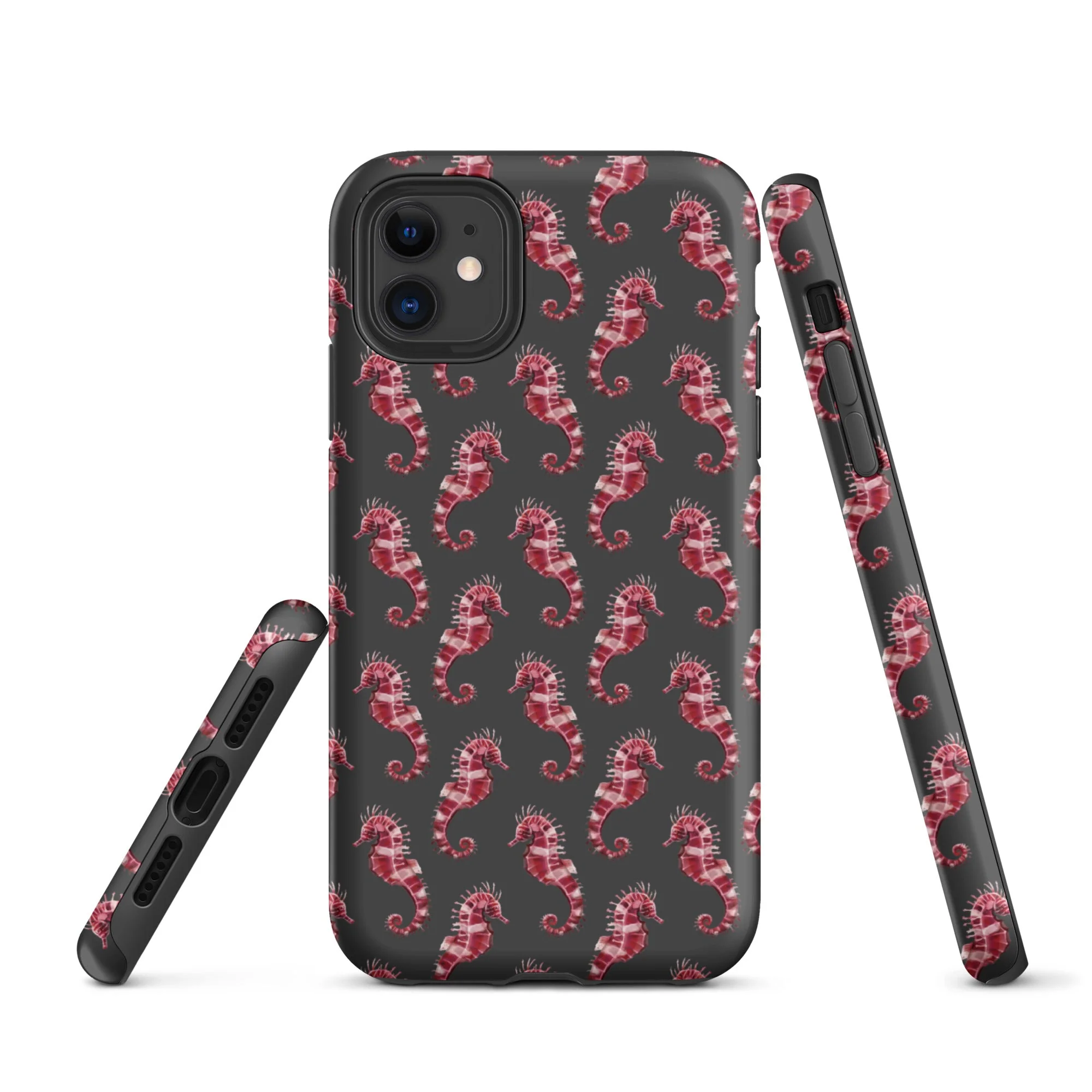Candy Cane Sea Horse Tough Case for iPhone® - Image 3