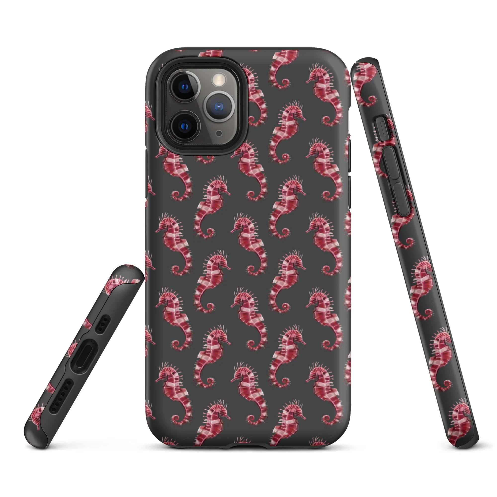 Candy Cane Sea Horse Tough Case for iPhone® - Image 4