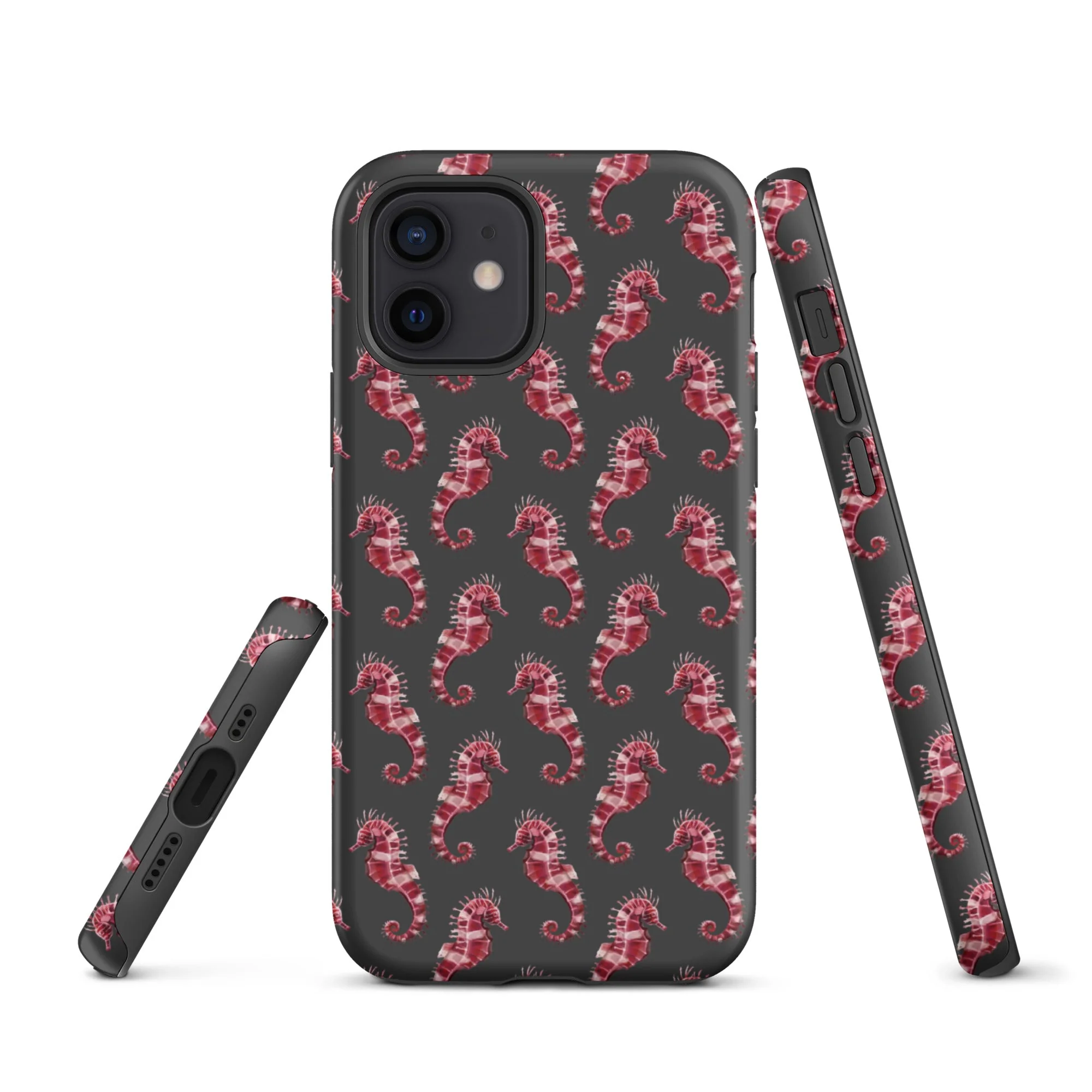 Candy Cane Sea Horse Tough Case for iPhone® - Image 7