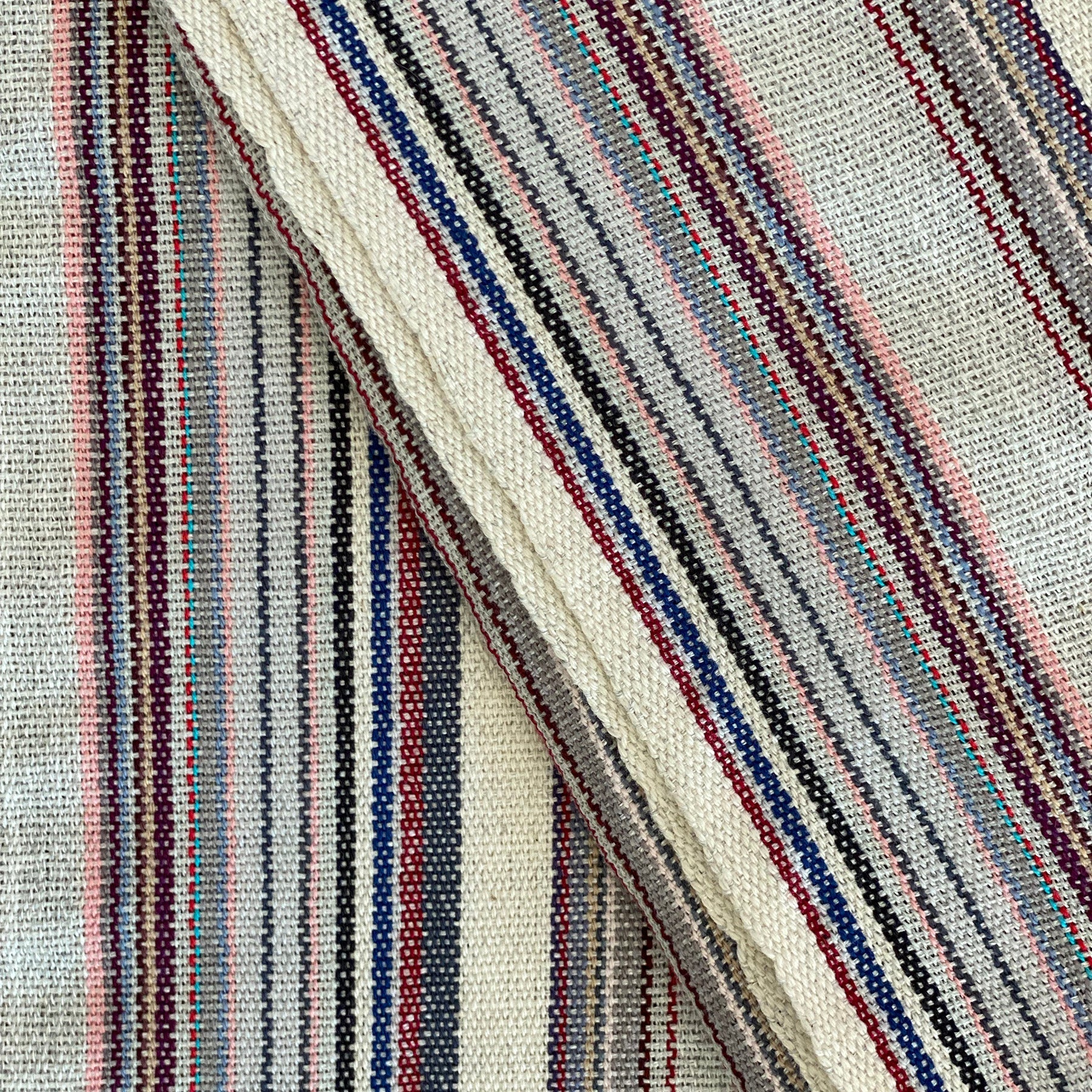 Casablanca Sustainable Turkish Towel / Blanket - Gray by Hilana Upcycled Cotton - Image 5