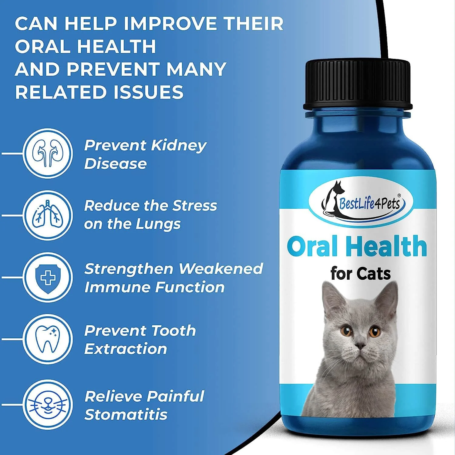 Cat Dental Care and Bad Breath Remedy - Natural Solution for Better Feline Oral Health by BestLife4Pets - Image 5