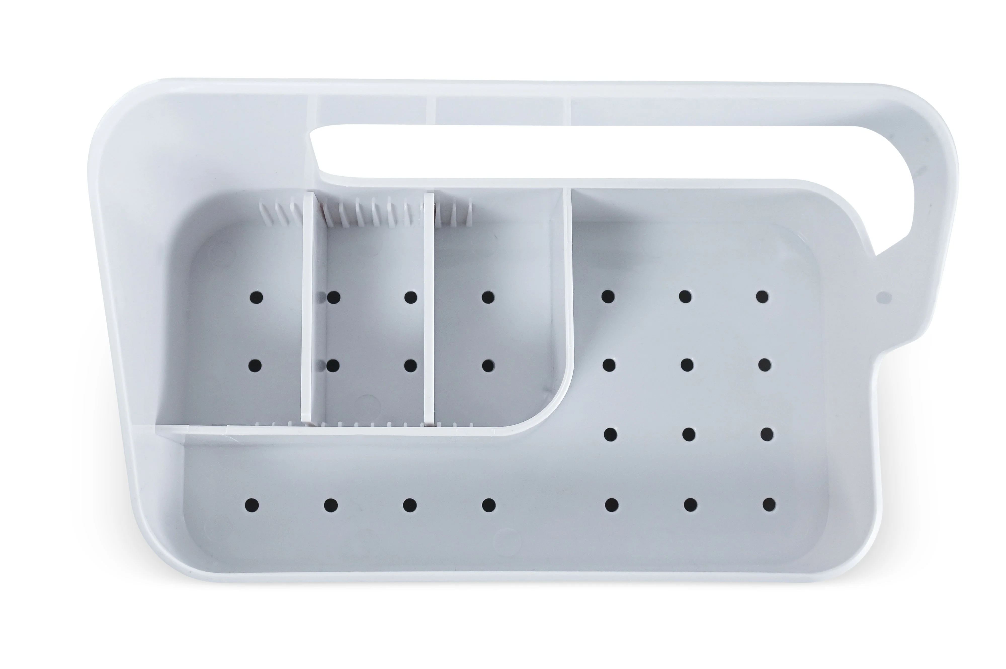 Cheer Collection Kitchen Sink Sponge Organizer with Drip Tray - Image 7