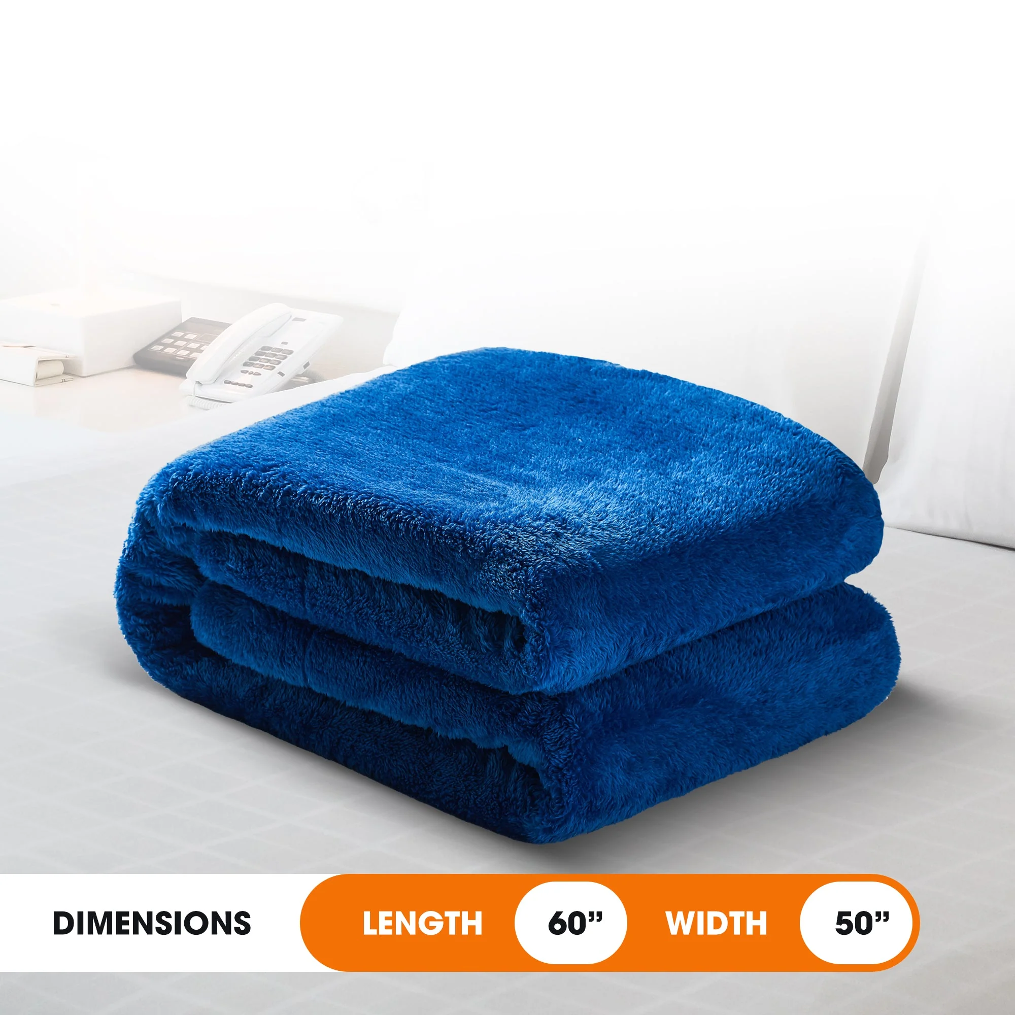 Cheer Collection Microsherpa Throw Blanket - Luxury Soft Velvet, Elegant Decorated, Stylish Accent Blanket - Image 5