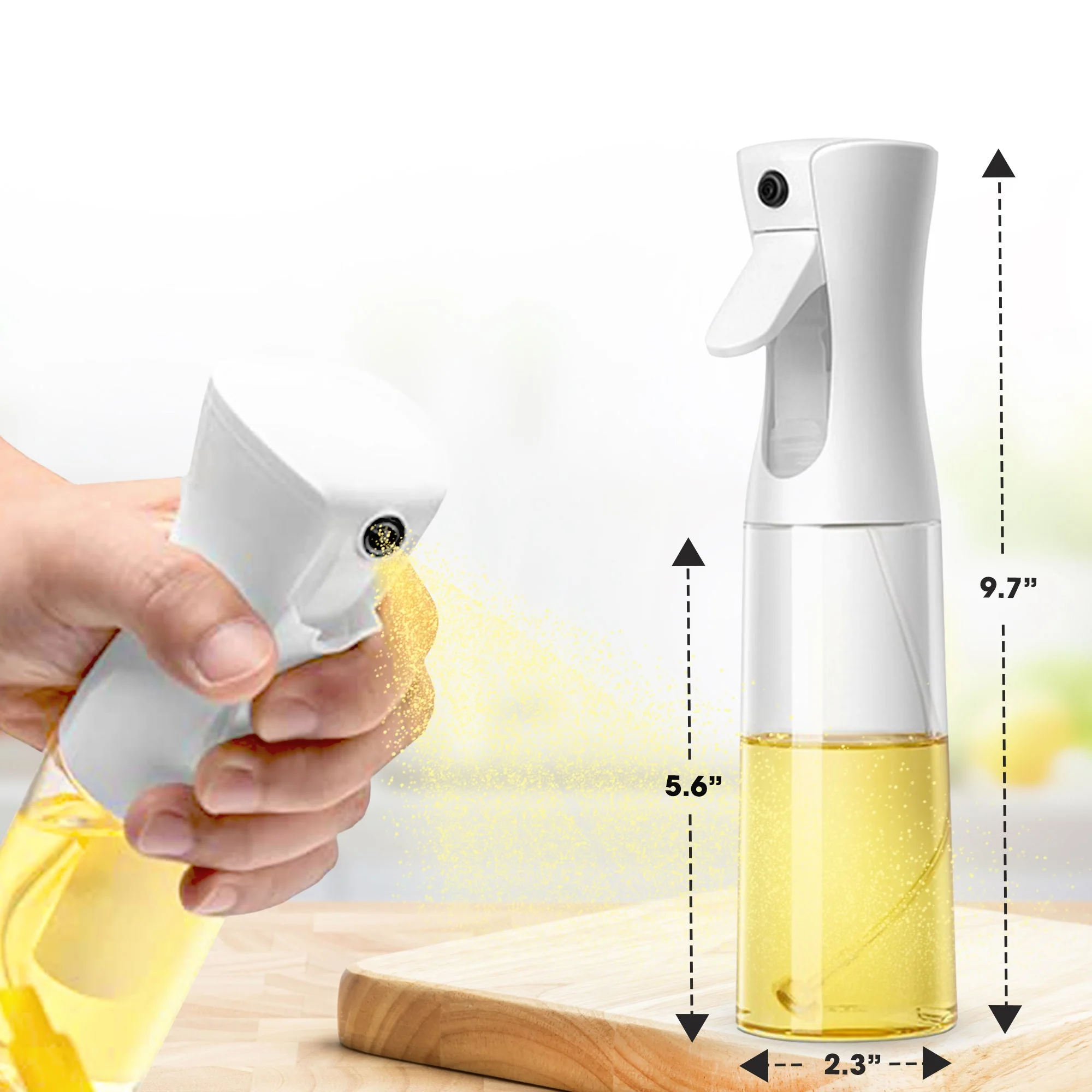 Cheer Collection Multi-Purpose Food Grade Oil Spray Bottle - Available in Sets of 2 or 3 - Image 112