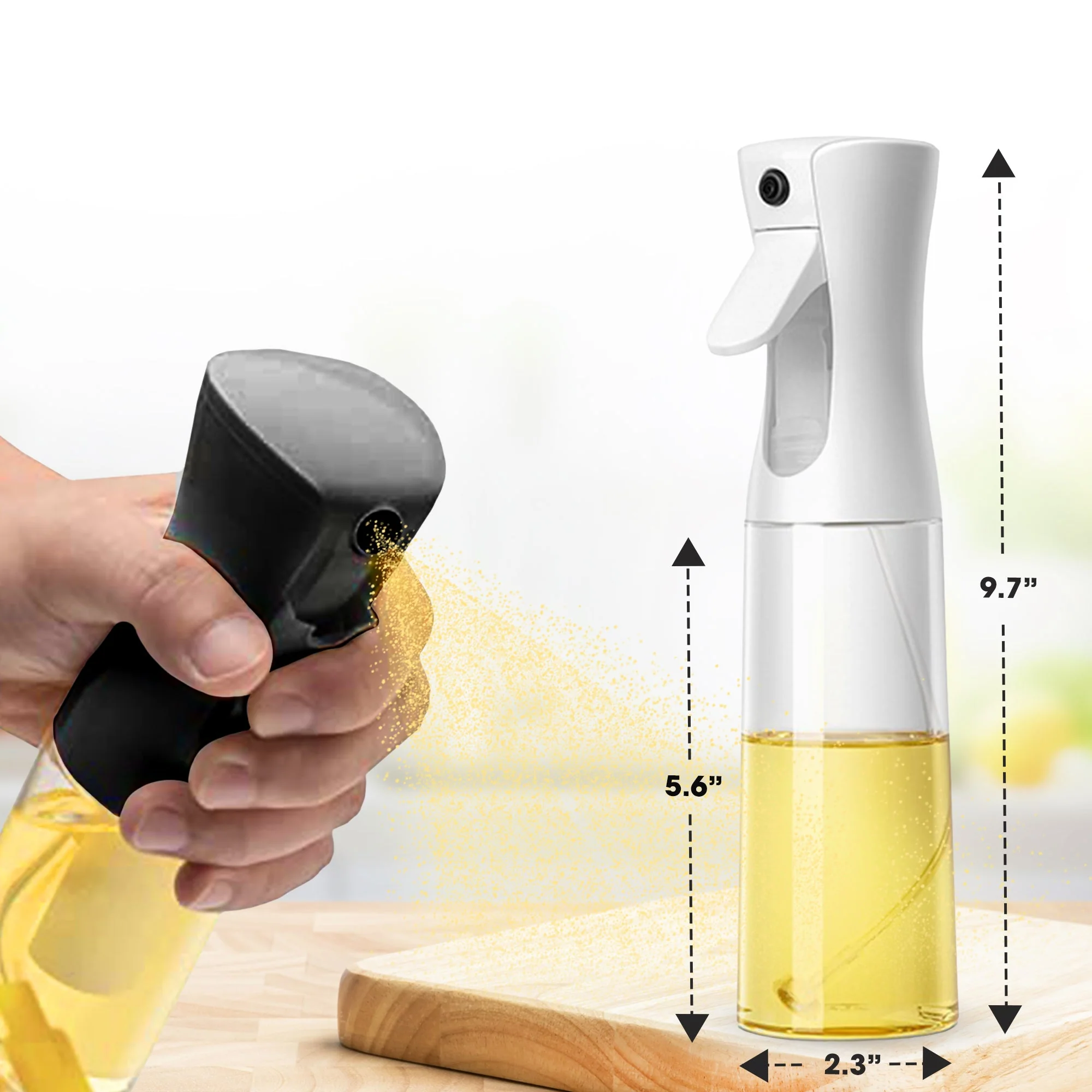 Cheer Collection Multi-Purpose Food Grade Oil Spray Bottle - Available in Sets of 2 or 3 - Image 97