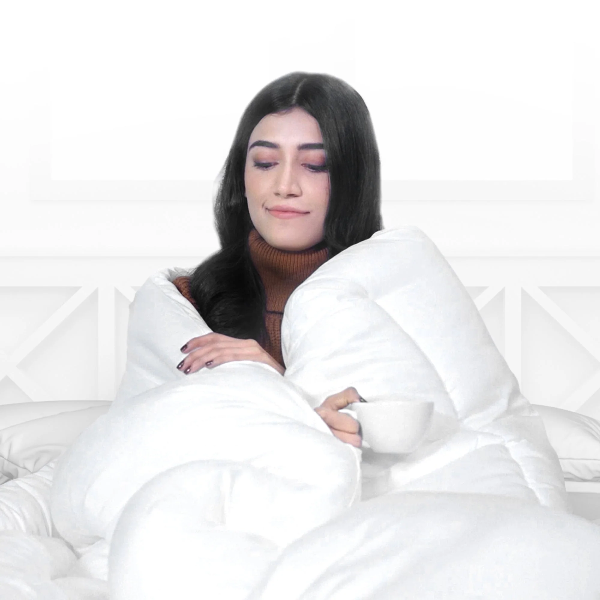Cheer Collection Natural Kapok Fiber Luxury Comforter - Image 4