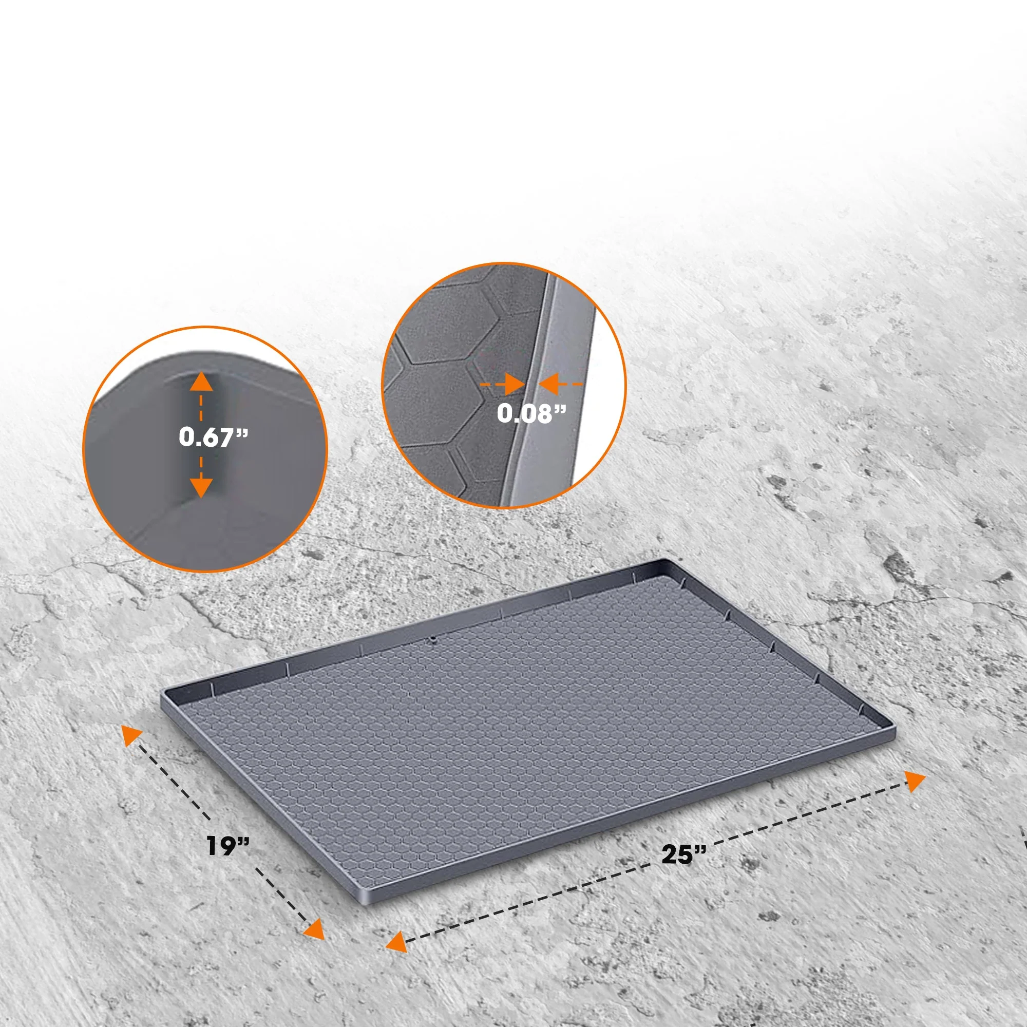 Cheer Collection Premium Silicone Undersink Mat – Waterproof, Non-Slip, Drainage Design - Image 11