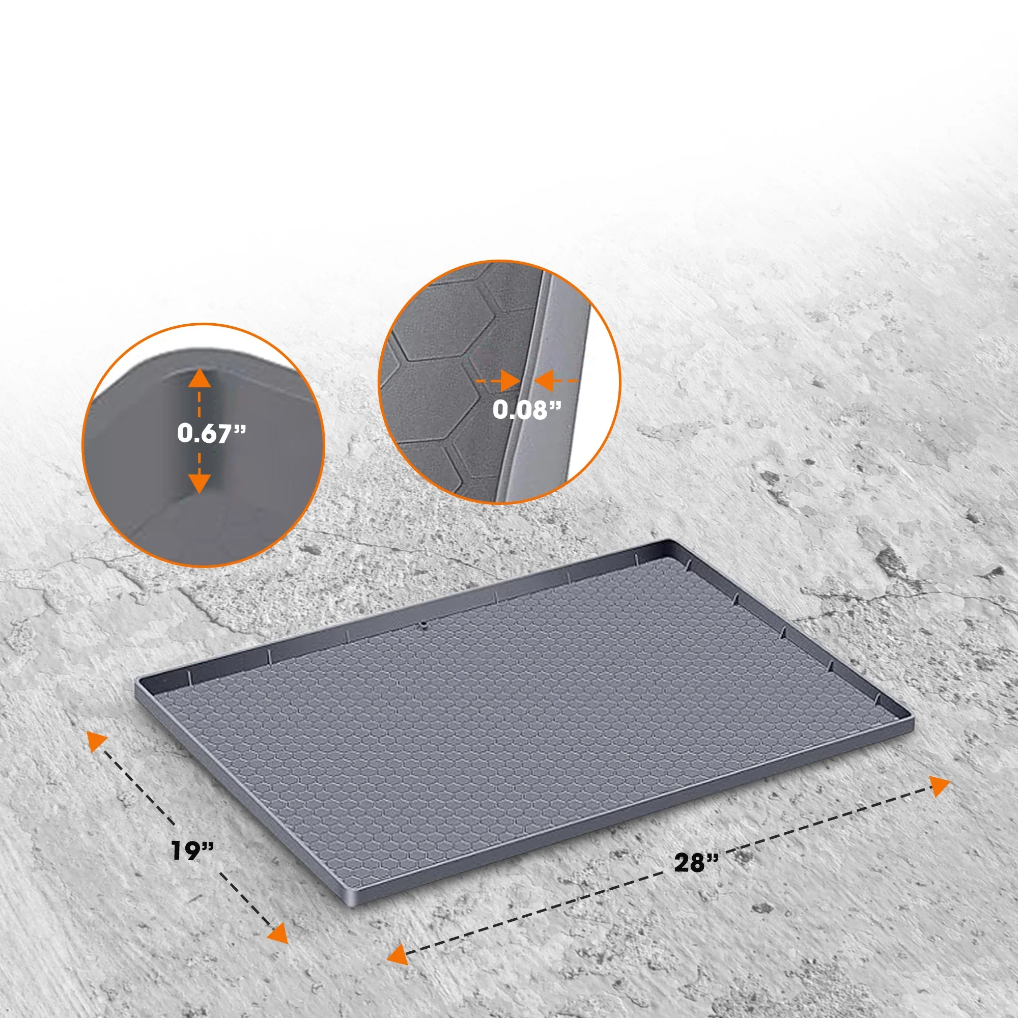 Cheer Collection Premium Silicone Undersink Mat – Waterproof, Non-Slip, Drainage Design - Image 18