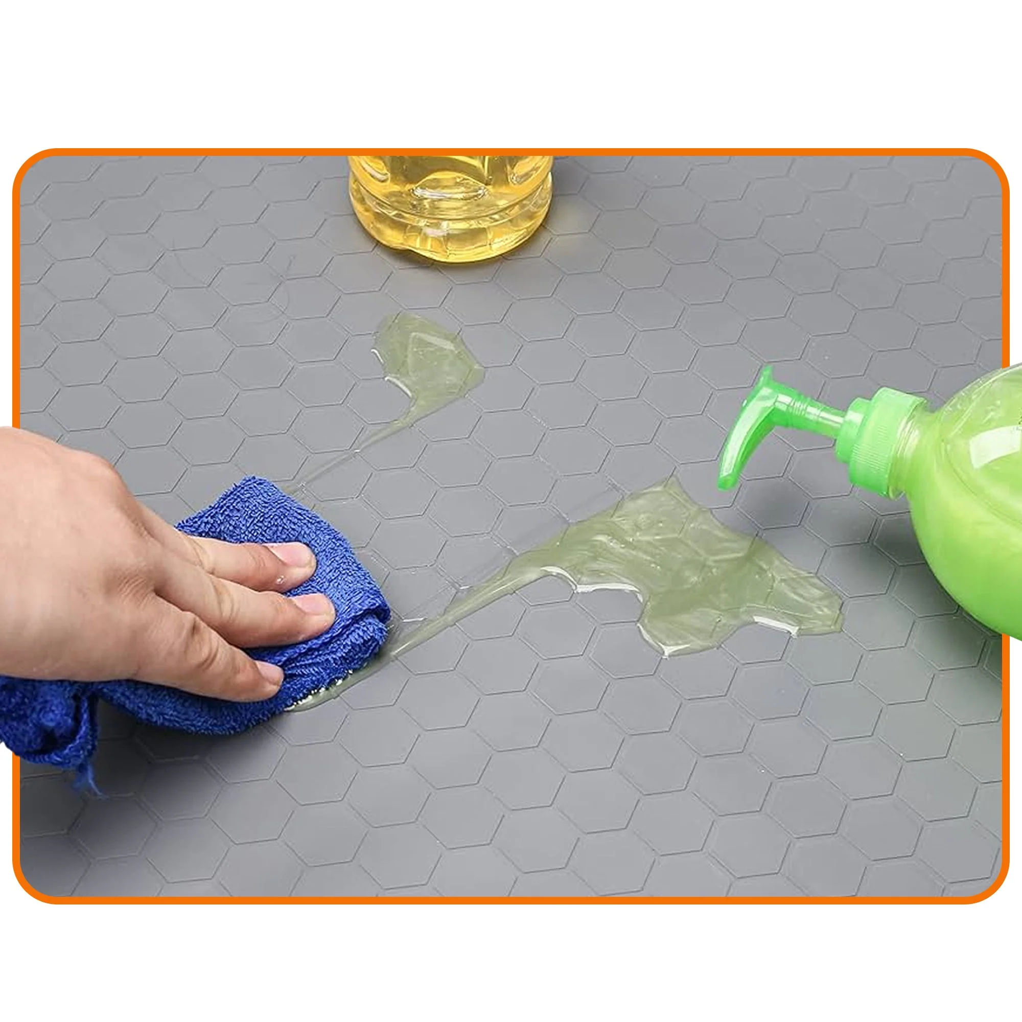 Cheer Collection Premium Silicone Undersink Mat – Waterproof, Non-Slip, Drainage Design - Image 19
