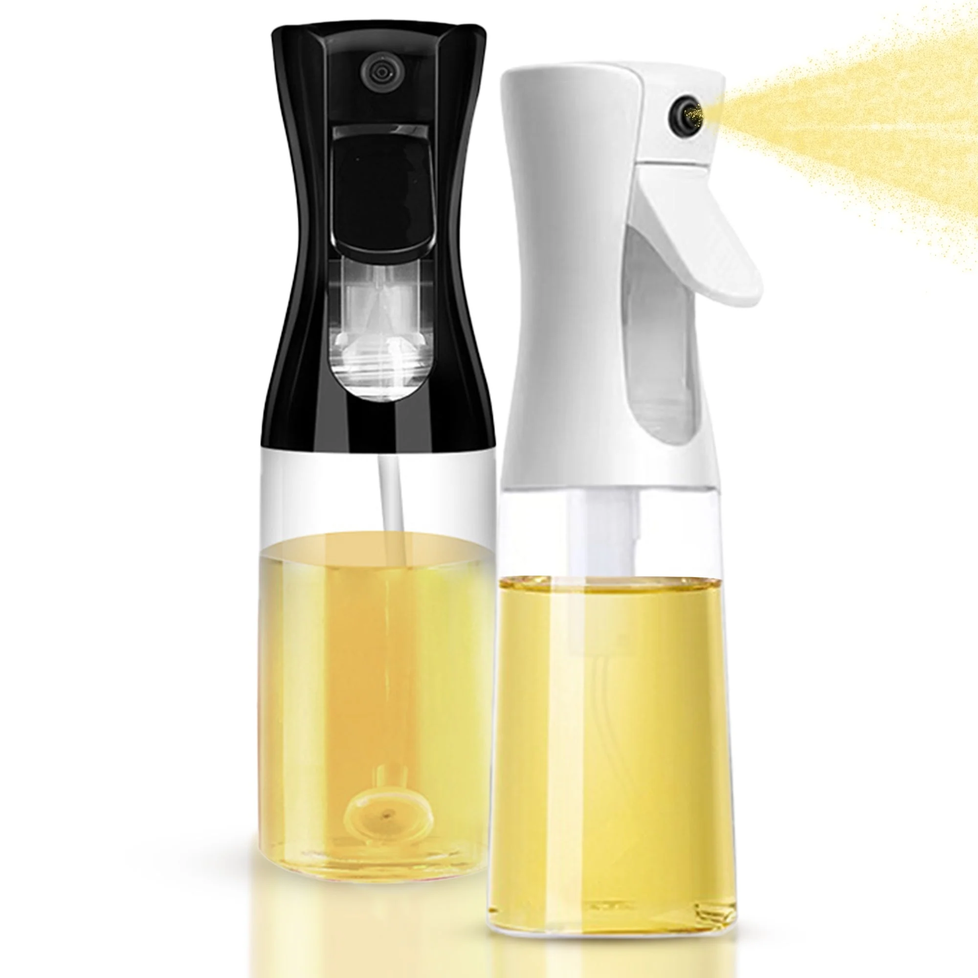 Cheer Collection Set of 2 Elegant Glass Oil Sprayer Bottles - Image 15
