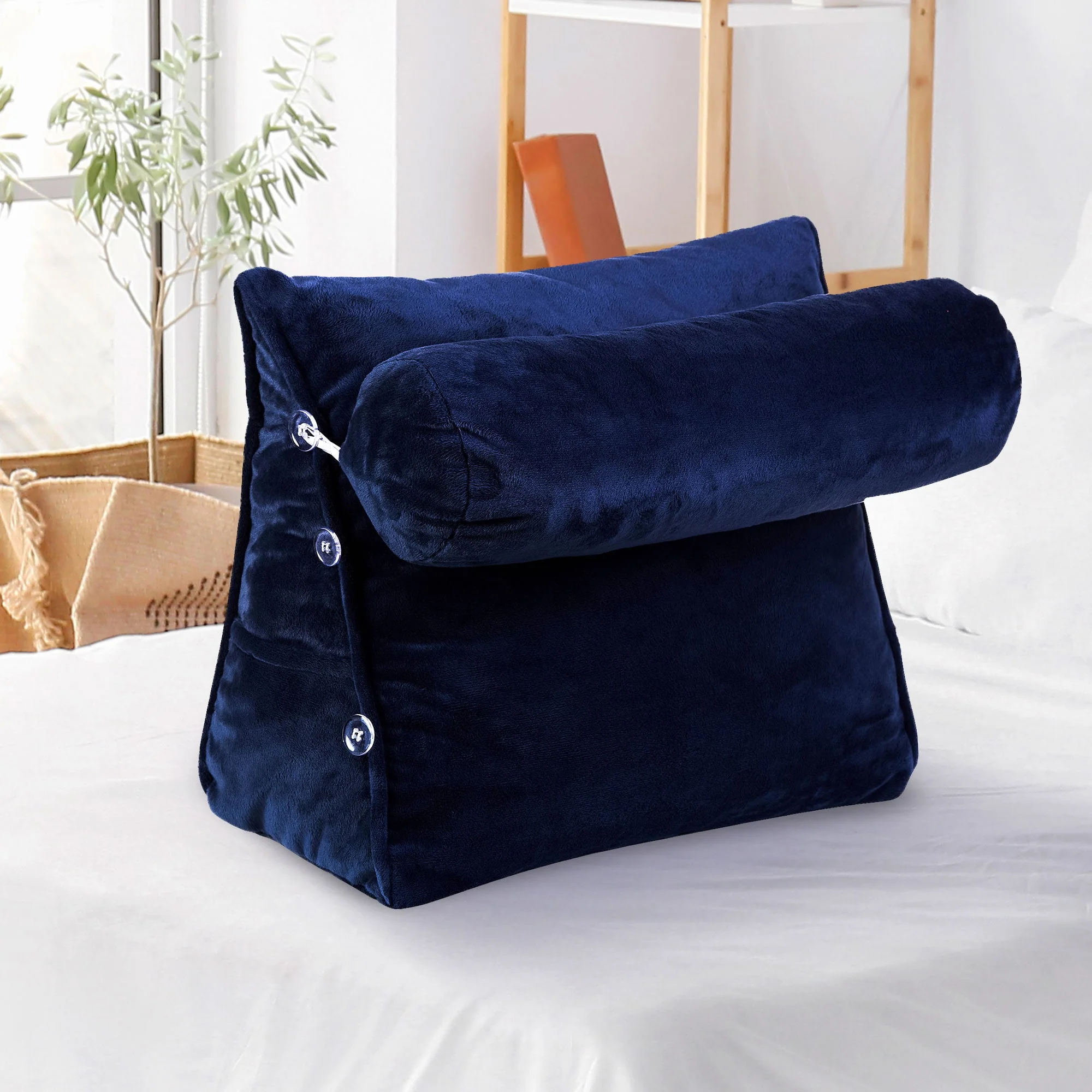 Cheer Collection Wedge Pillow with Detachable Bolster & Backrest - Image 31