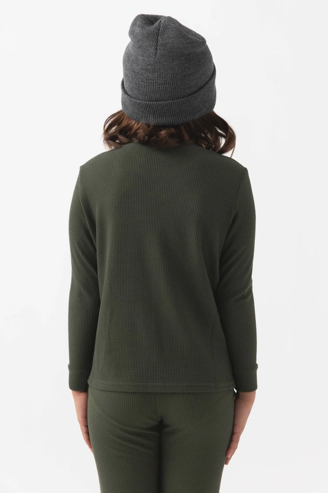 Children's Bamboo Waffle Knit Base Layer Long Sleeve - Last Chance - Image 2