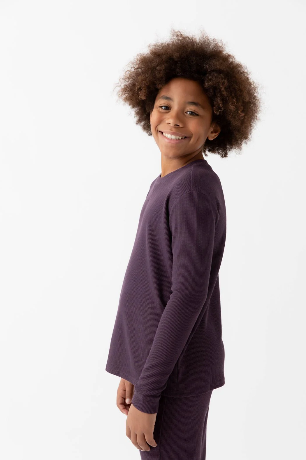 Children's Bamboo Waffle Knit Base Layer Long Sleeve - Last Chance - Image 22