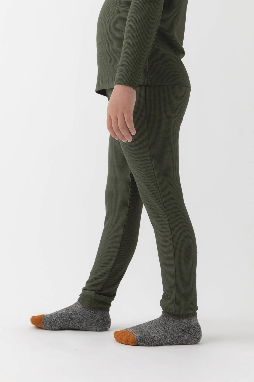 Children's Bamboo Waffle Knit Base Layer Pant - Last Chance - Image 2