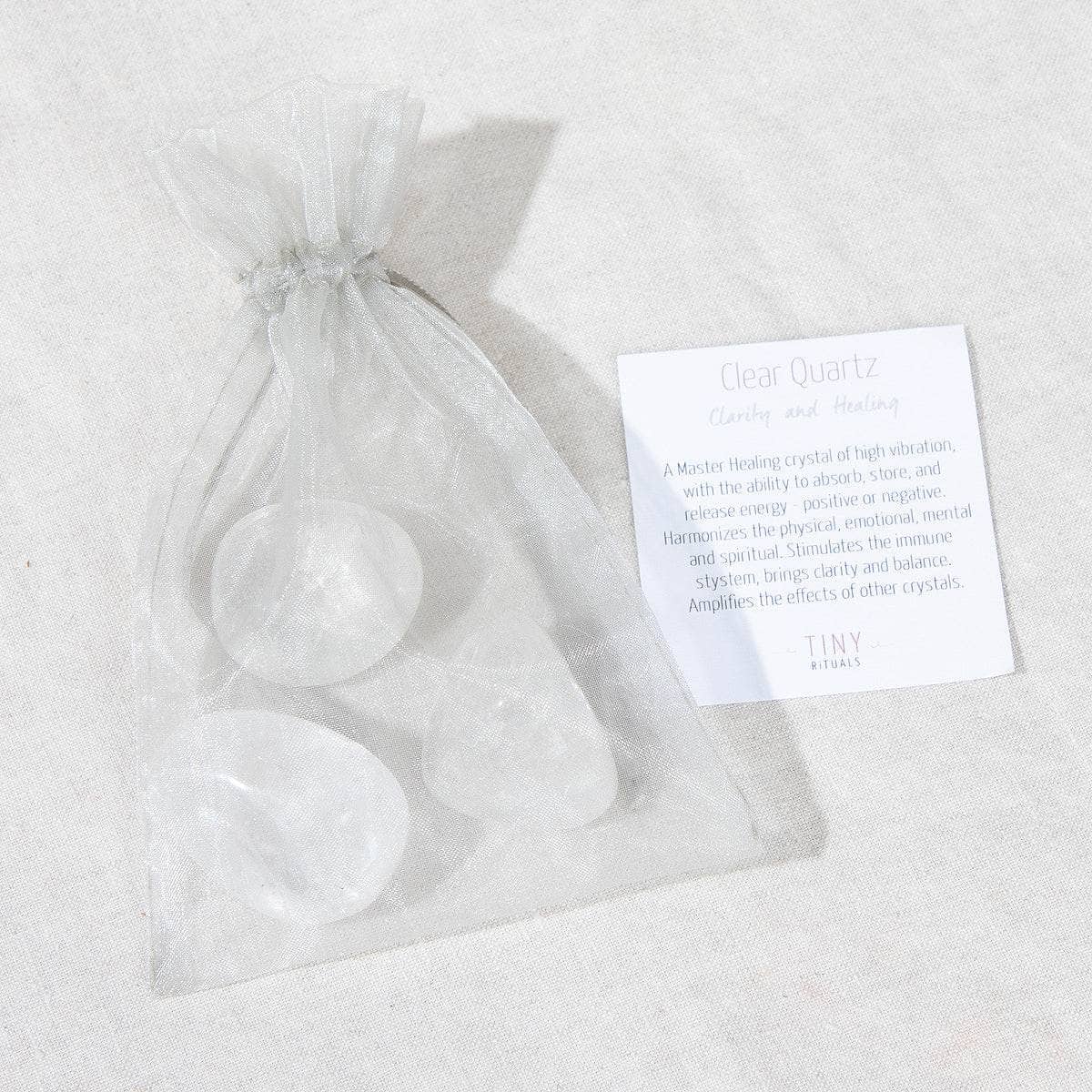 Clear Quartz Stone Set by Tiny Rituals - Image 3