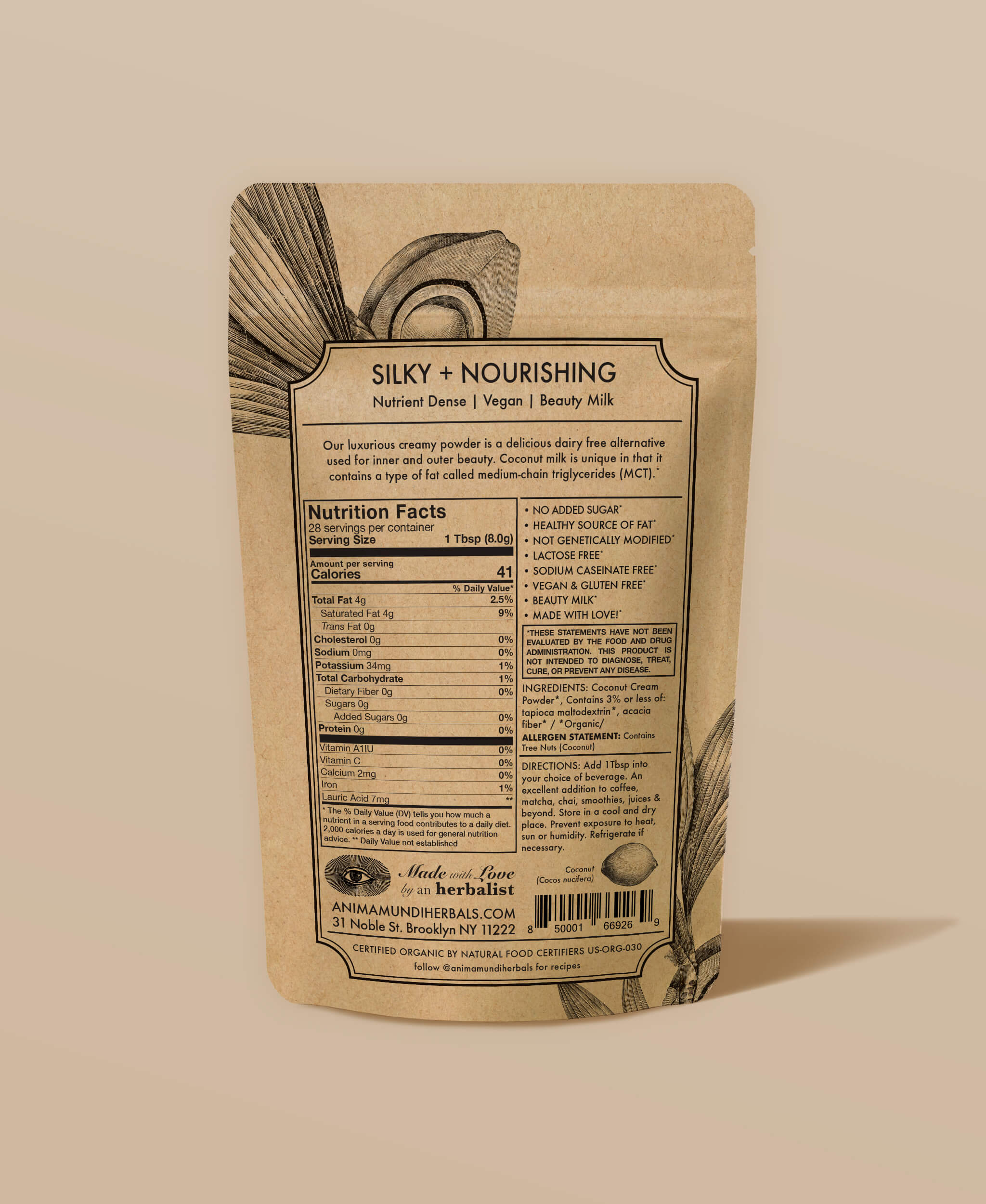 COCONUT CREAM | Dairy Free Creamer - Image 13