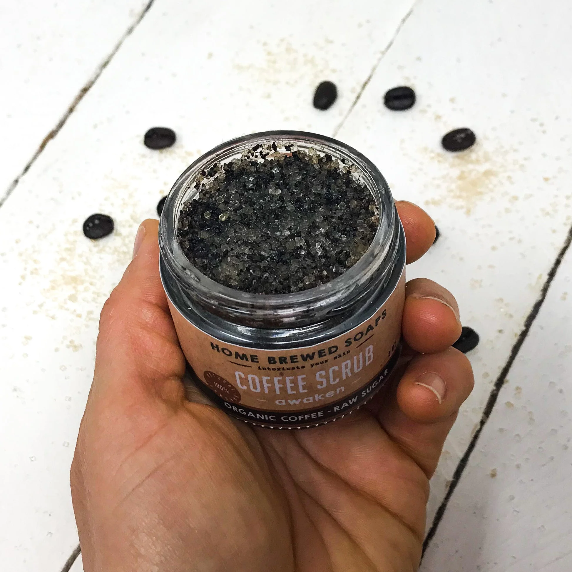 Coffee Body Scrub - Coffee Sugar Scrub - Coffee Lovers Gift by Home Brewed Soaps - Image 2