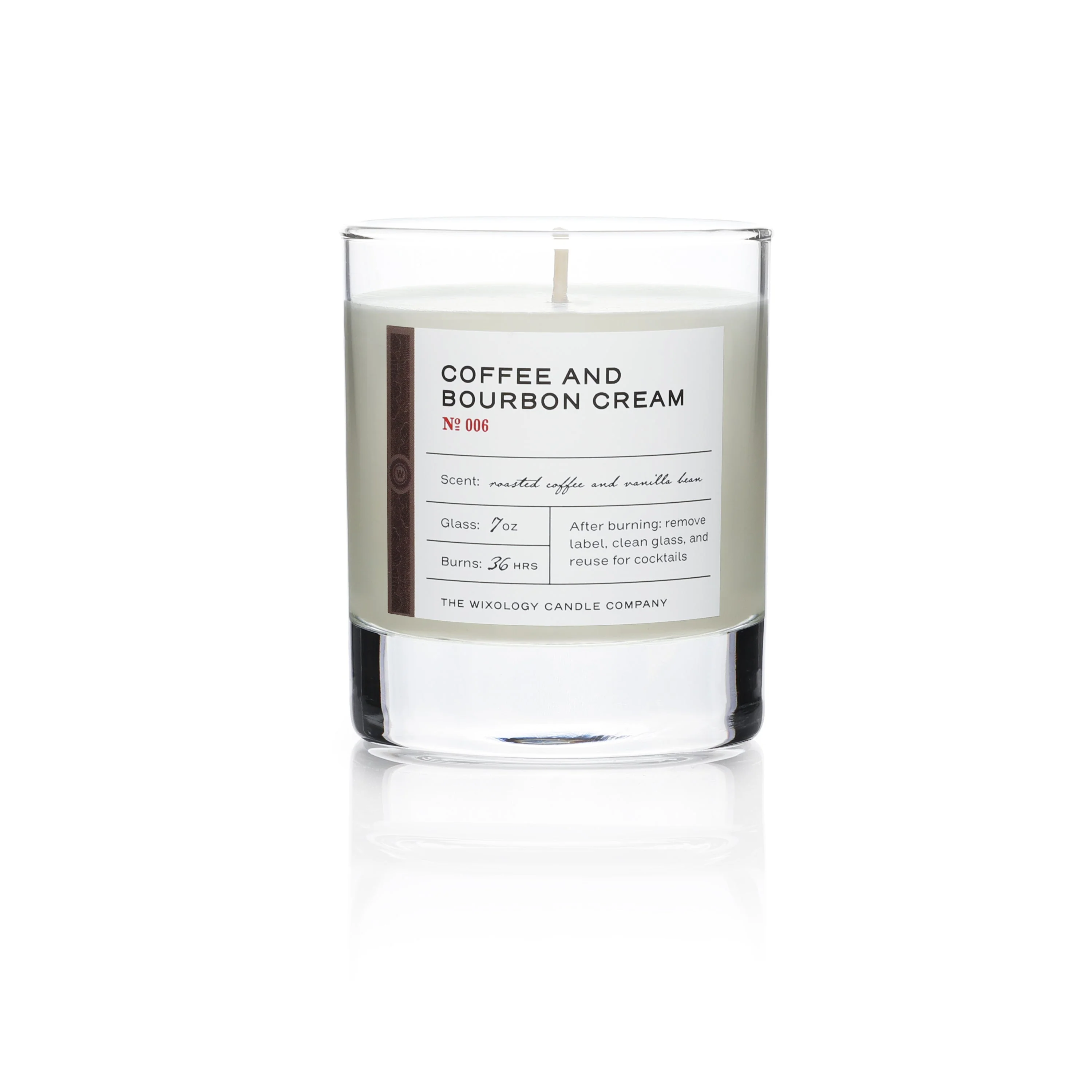 Coffee & Bourbon Cream Candle (7 oz. glass) - Image 2
