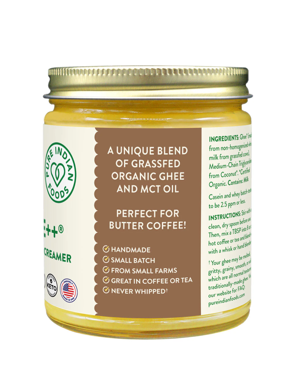 Coffee++ Butter Coffee Creamer, Certified Organic - Image 3