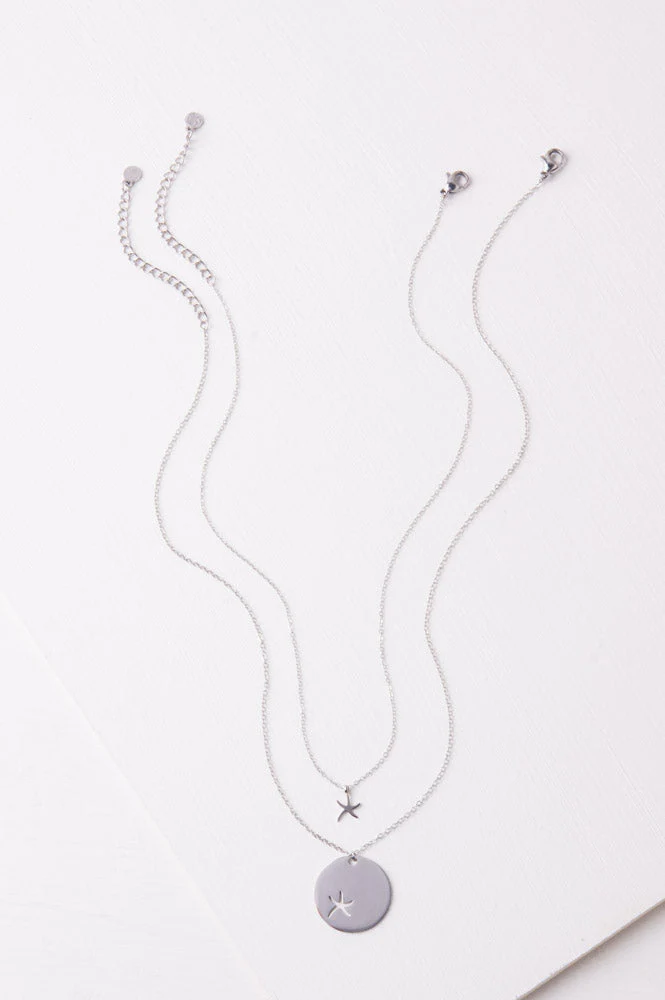 Community Silver Starfish Pendant Necklace Set by Starfish Project - Image 4