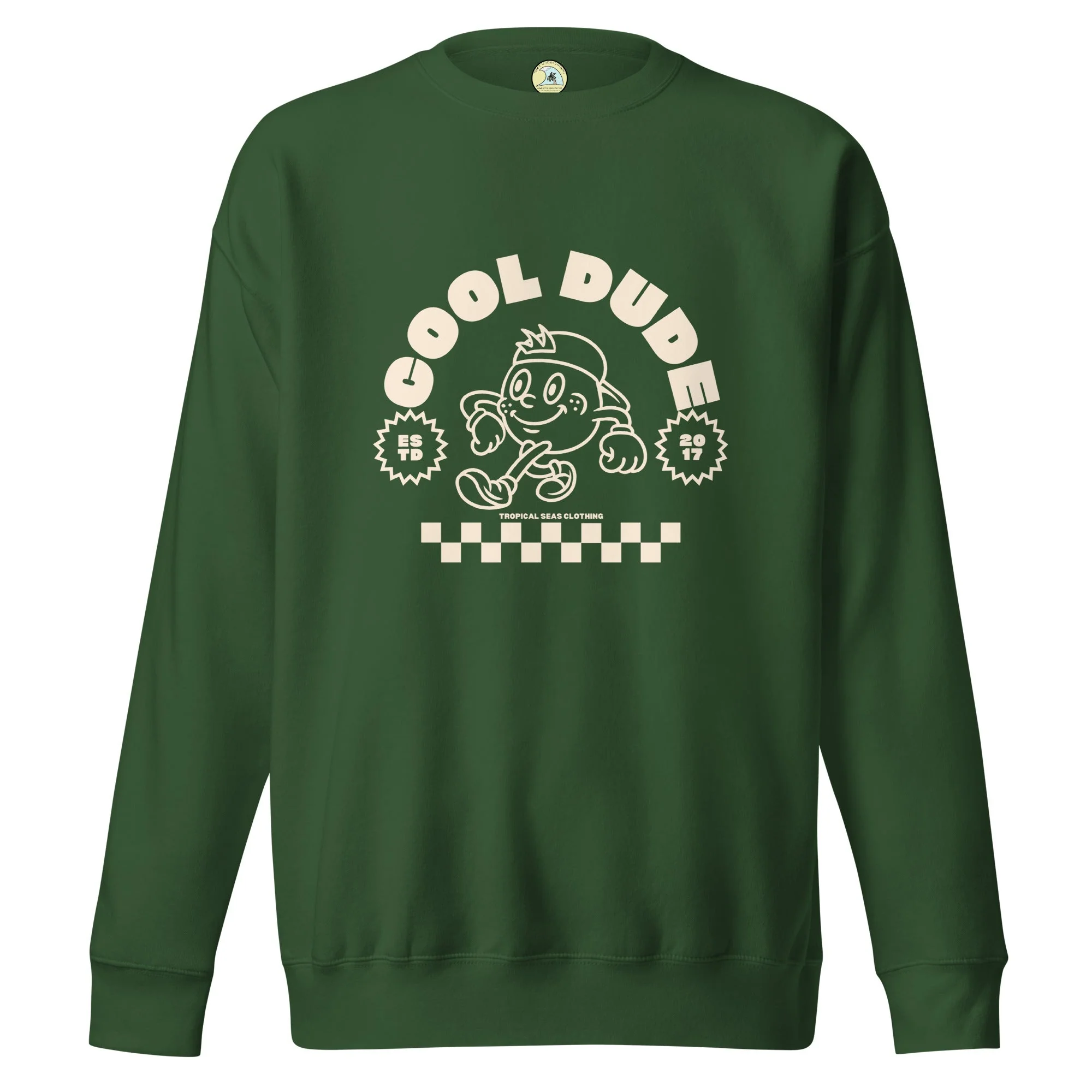 Cool Dude Surfer Premium Sweatshirt - Image 3