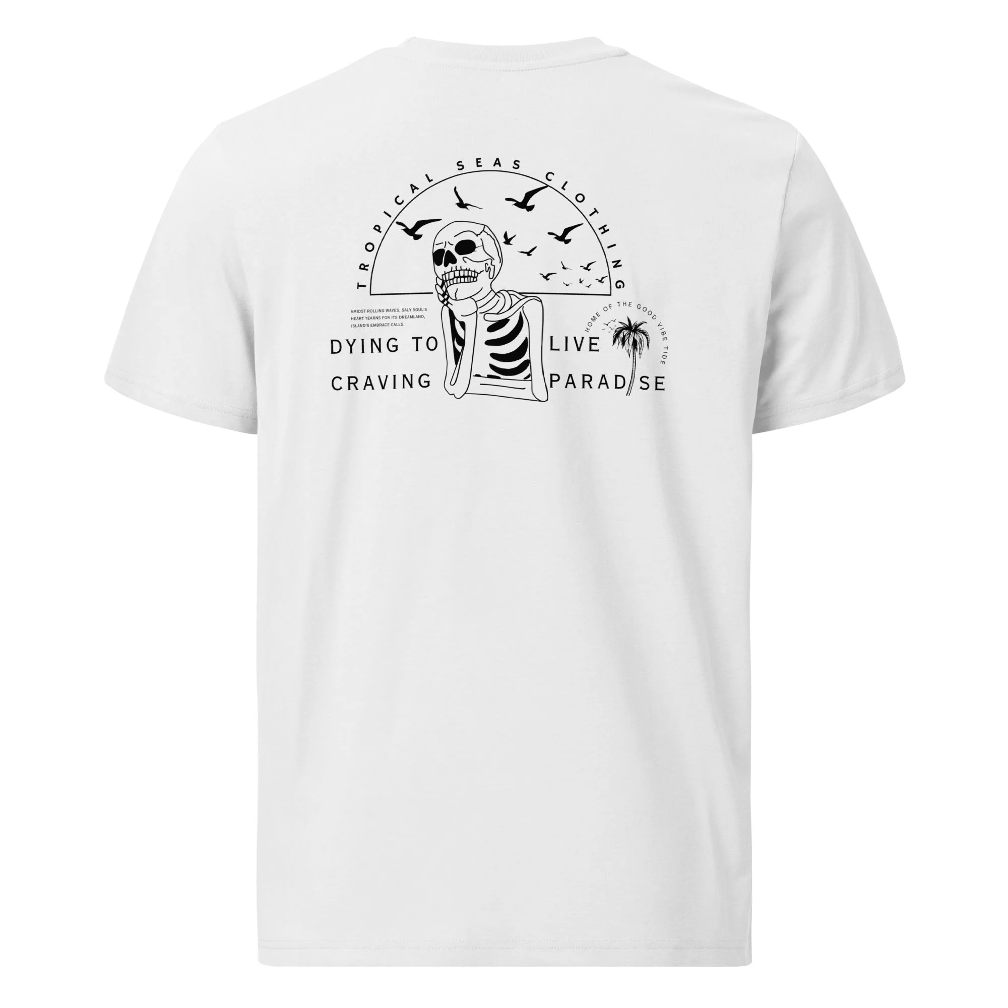 Craving Paradise Skeleton Organic Cotton t-shirt - Image 6