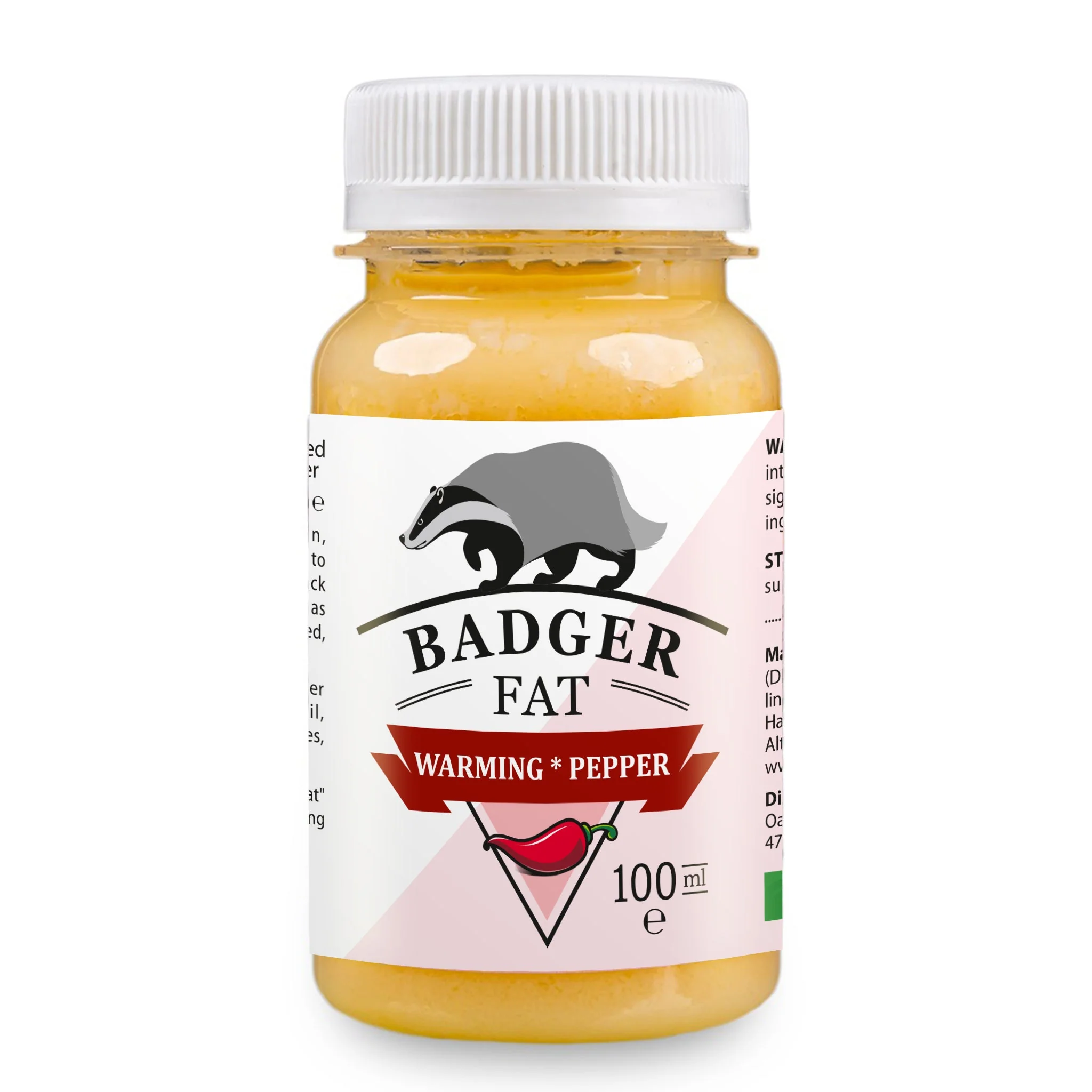 Siberian Badger Fat Cream-Gel ā Warming Formula with Eucalyptus, Mint, and Red Pepper | 100ml - Image 2