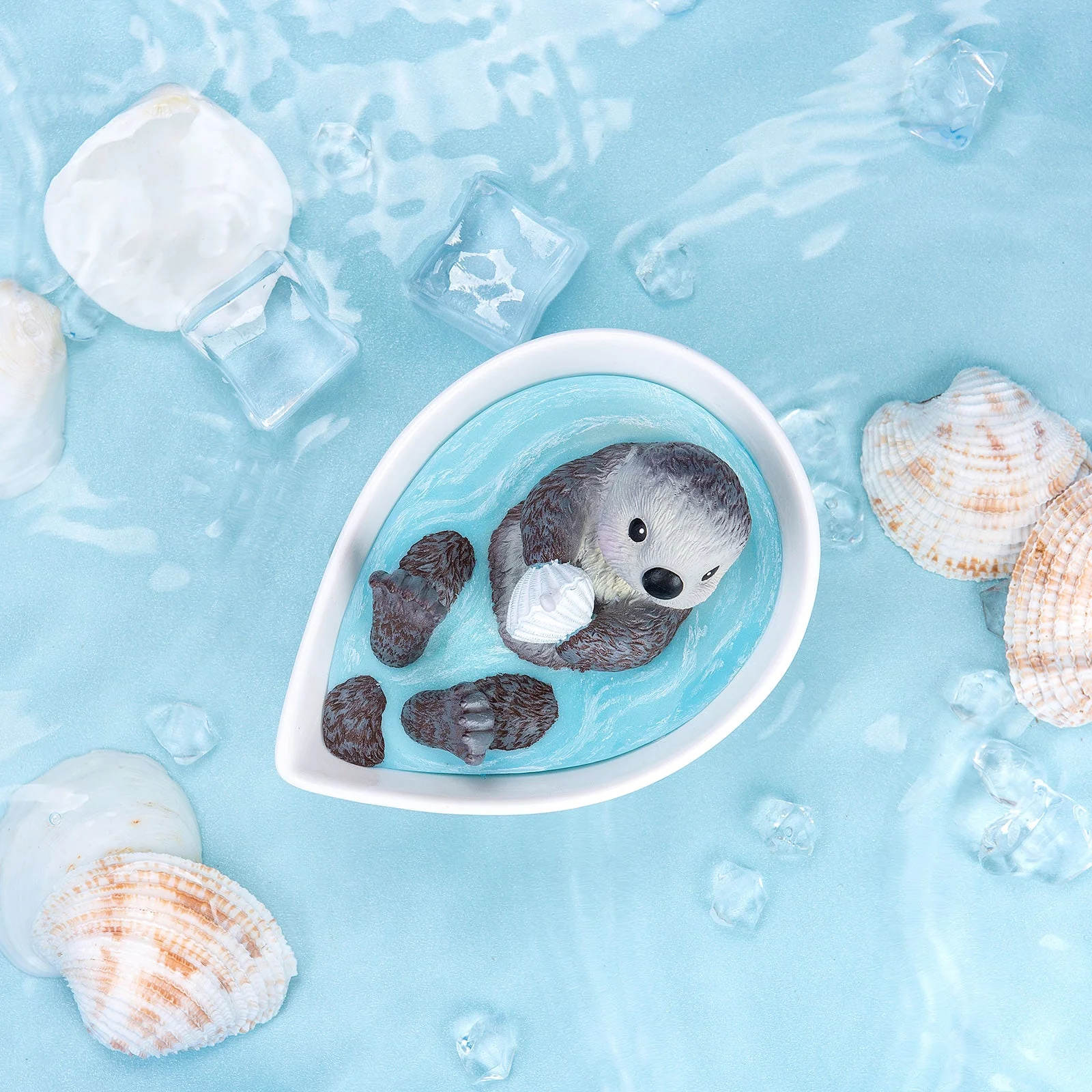 Cute Sea Otter Baby Scented Candle - Image 4